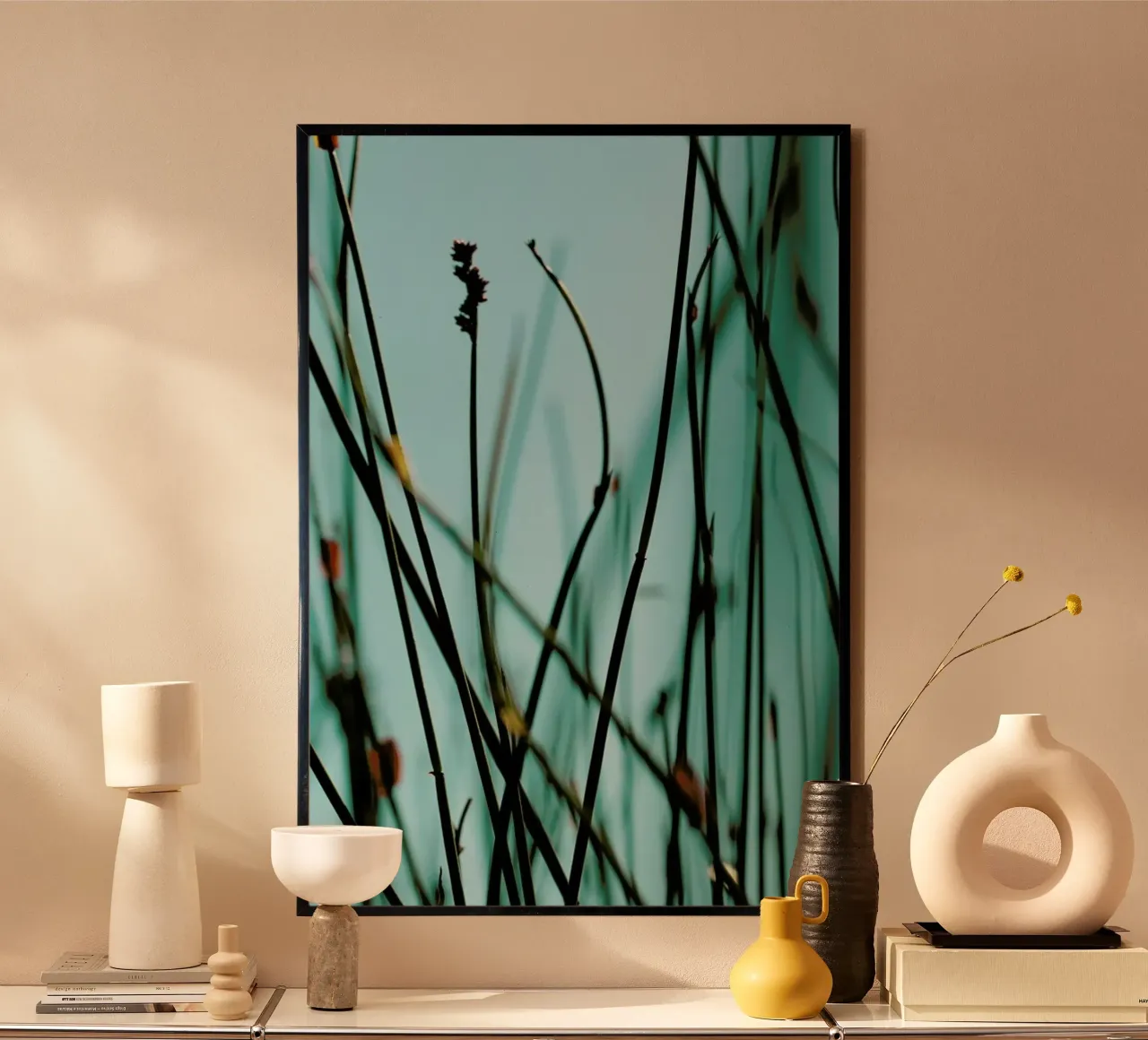 Destination Rotterdam poster con telaio in plastica da Ballack Art House