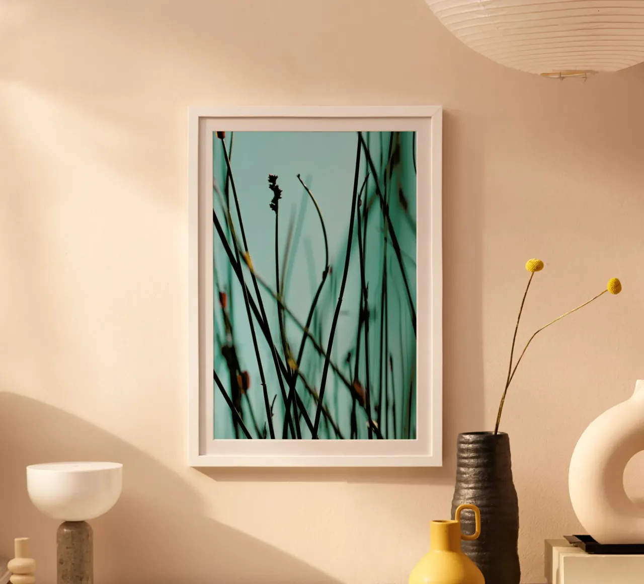 Destination Rotterdam poster con telaio in plastica da Ballack Art House