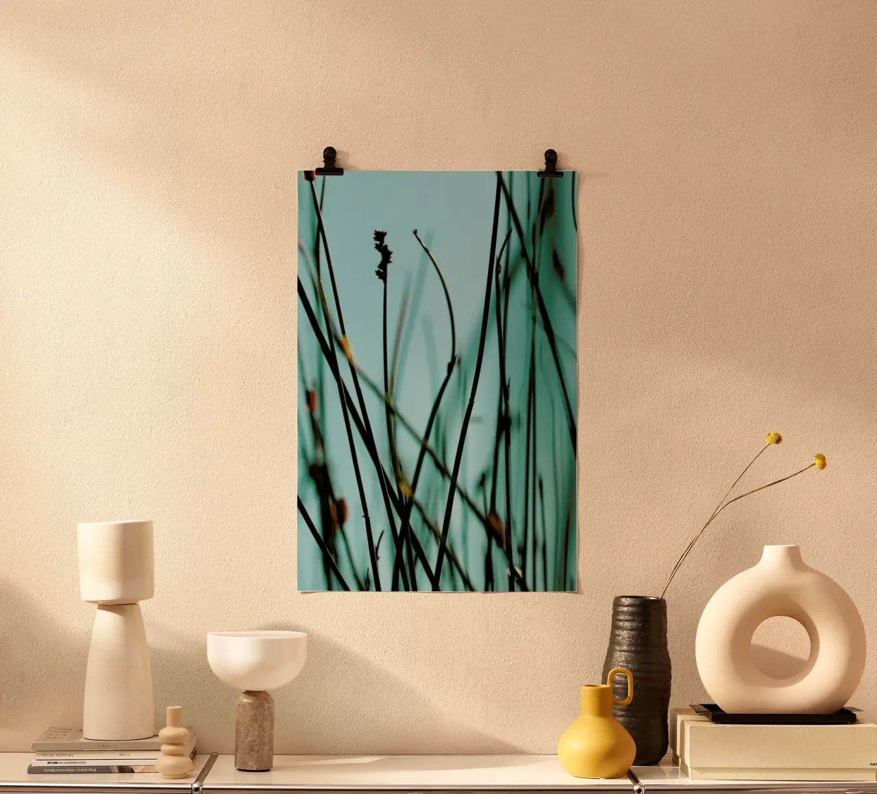 Destination Rotterdam poster con telaio in plastica da Ballack Art House