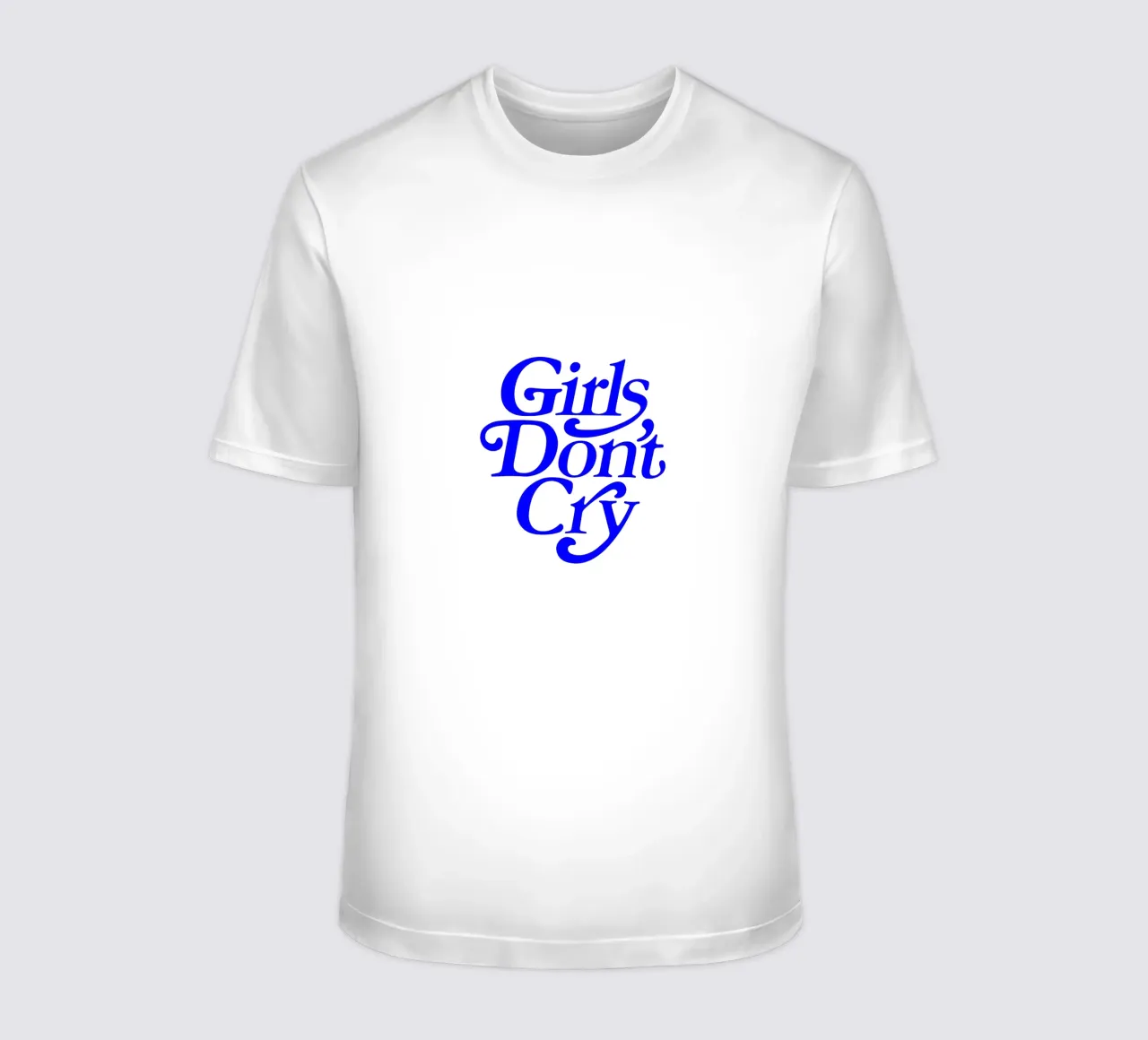 girls don’t cry, motivational statement quote t-shirt by The True Type