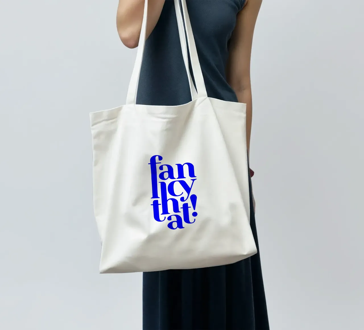 fancy that! motivational statement quote tote bag by The True Type