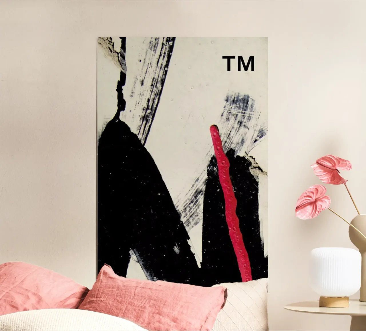 Rise (Mixed Media) poster con telaio in plastica da Ballack Art House