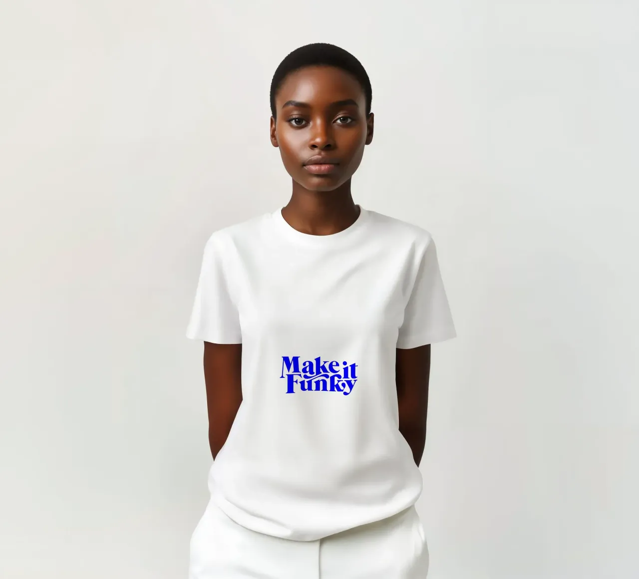 machen Sie es funky, motivierende Aussage Zitat T-Shirt von The True Type