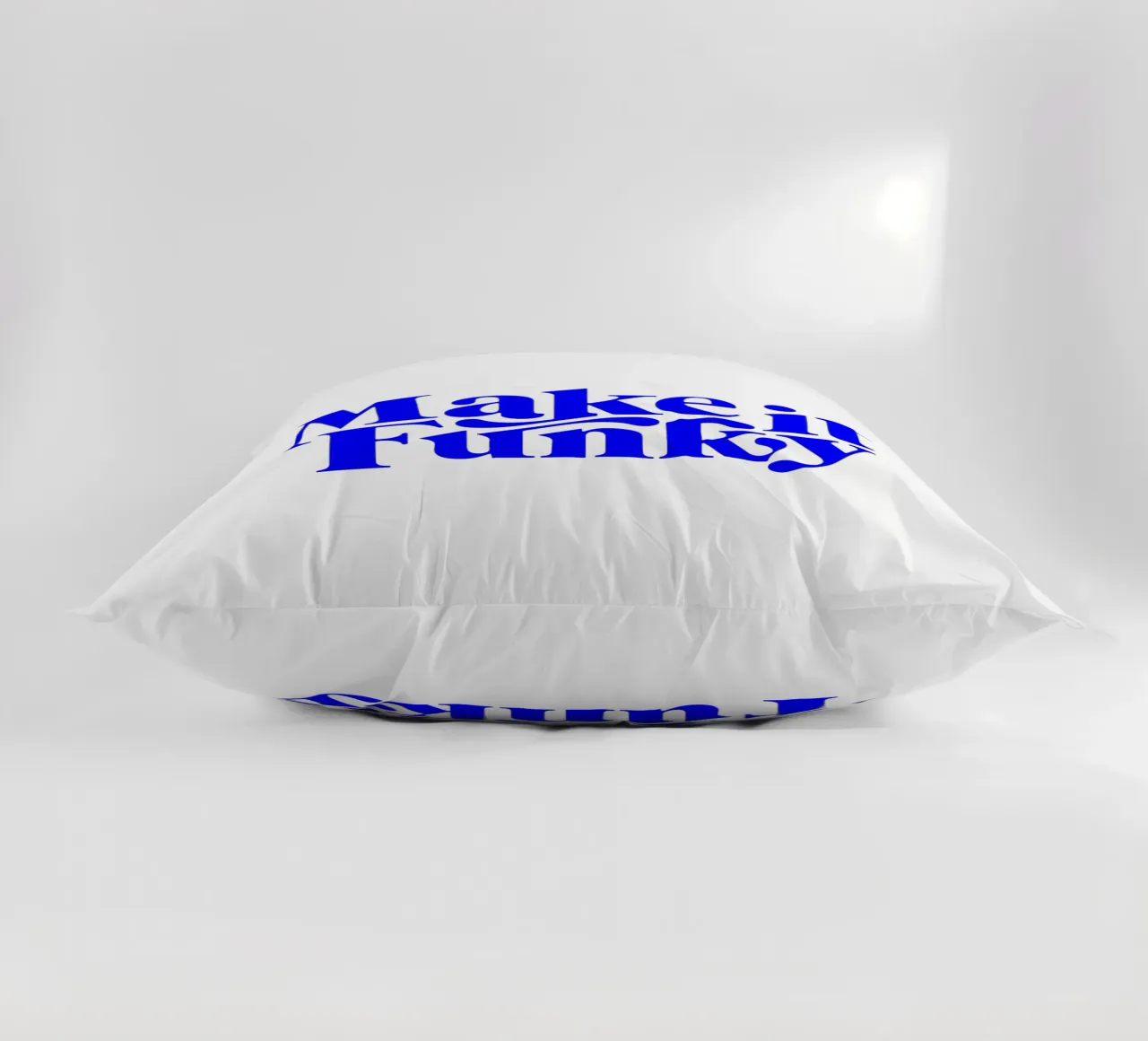make it funky, motivational statement quote decorative cushion by The True Type