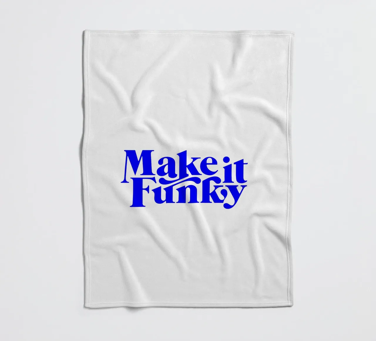 machen Sie es funky, motivierende Aussage Zitat Fleecedecke von The True Type
