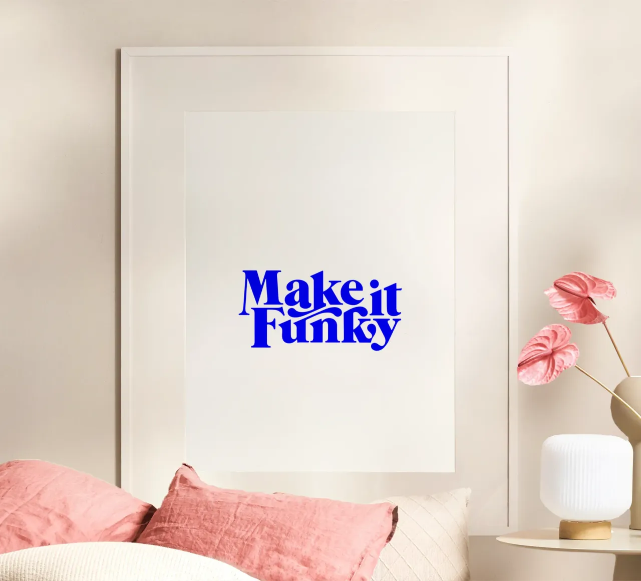 Citation d'une déclaration de motivation, faites-la funky poster de The True Type