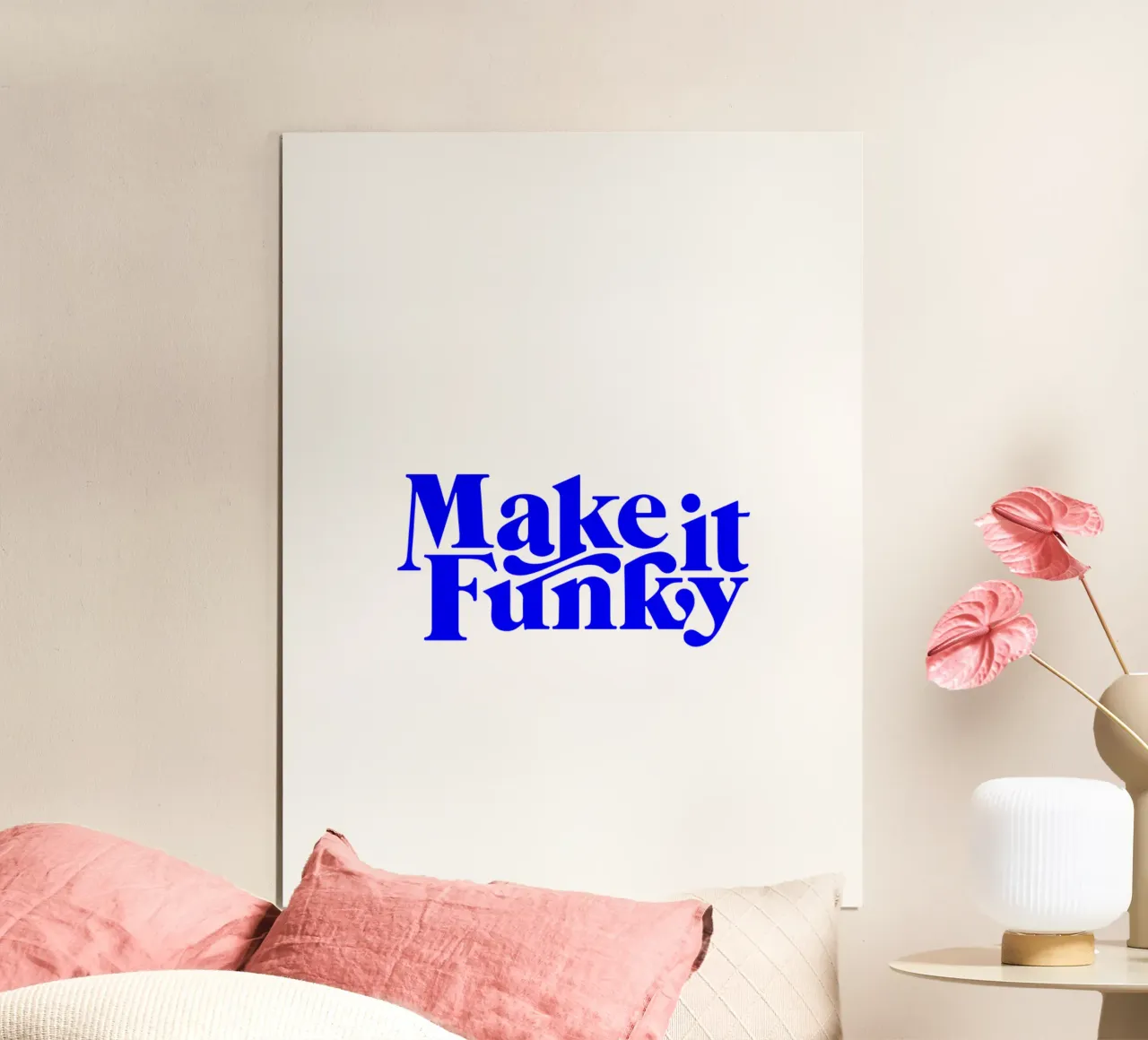 Citation d'une déclaration de motivation, faites-la funky poster de The True Type