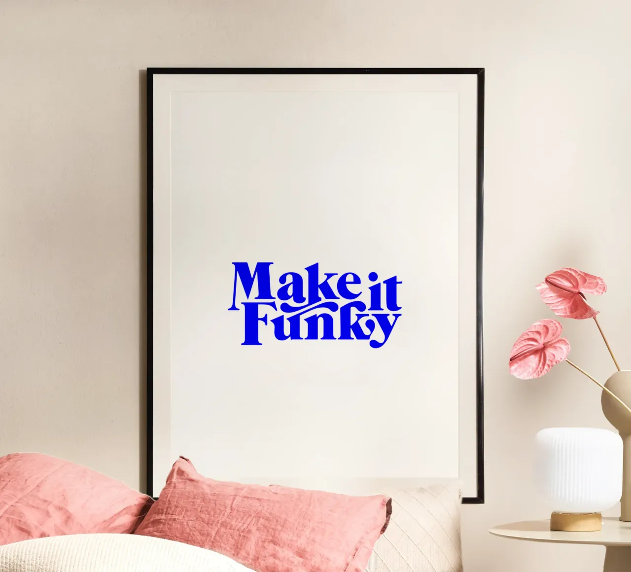 Citation d'une déclaration de motivation, faites-la funky poster de The True Type