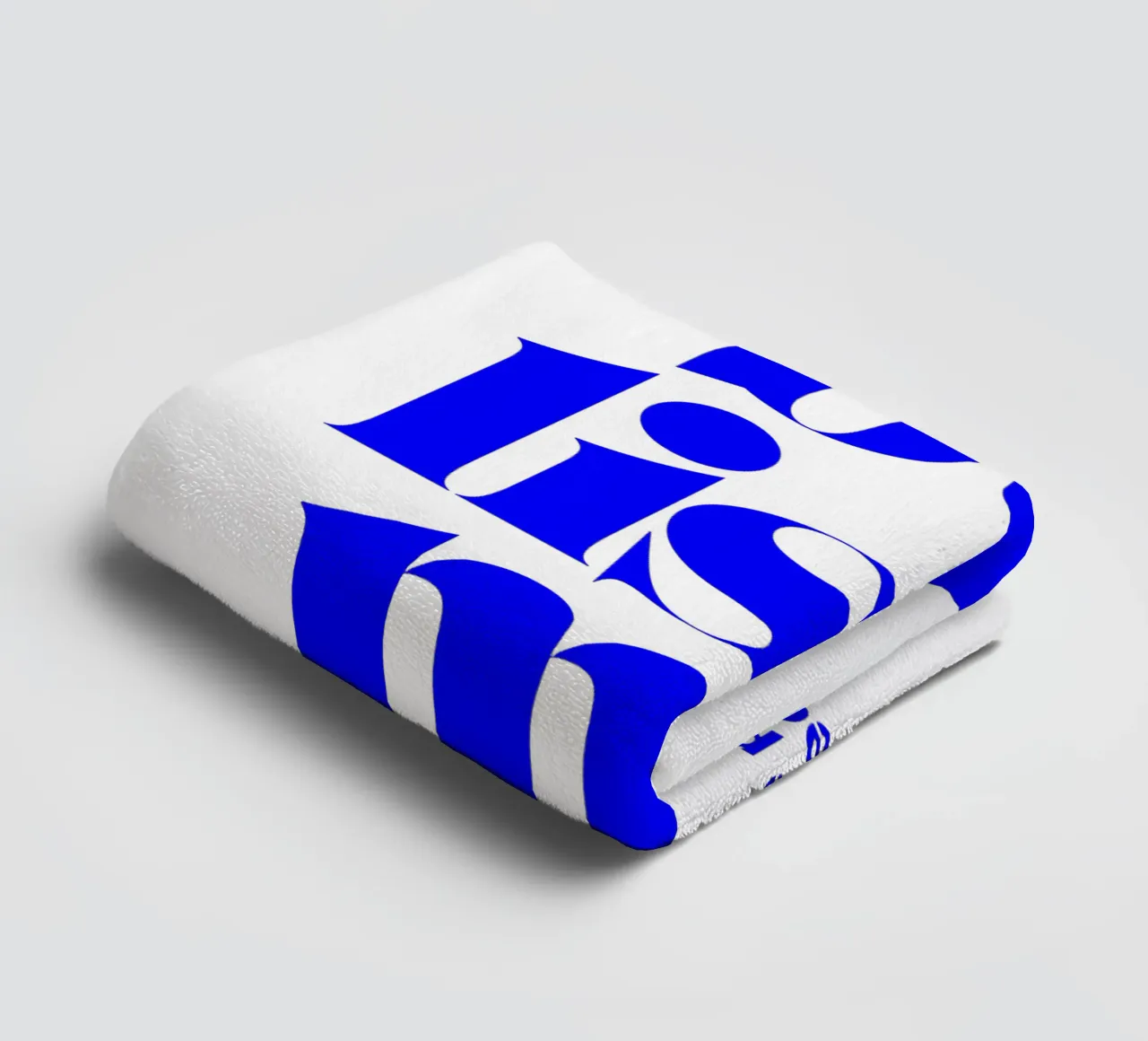 bellissimo statement print : être positif et appréciatif serviette de bain de The True Type