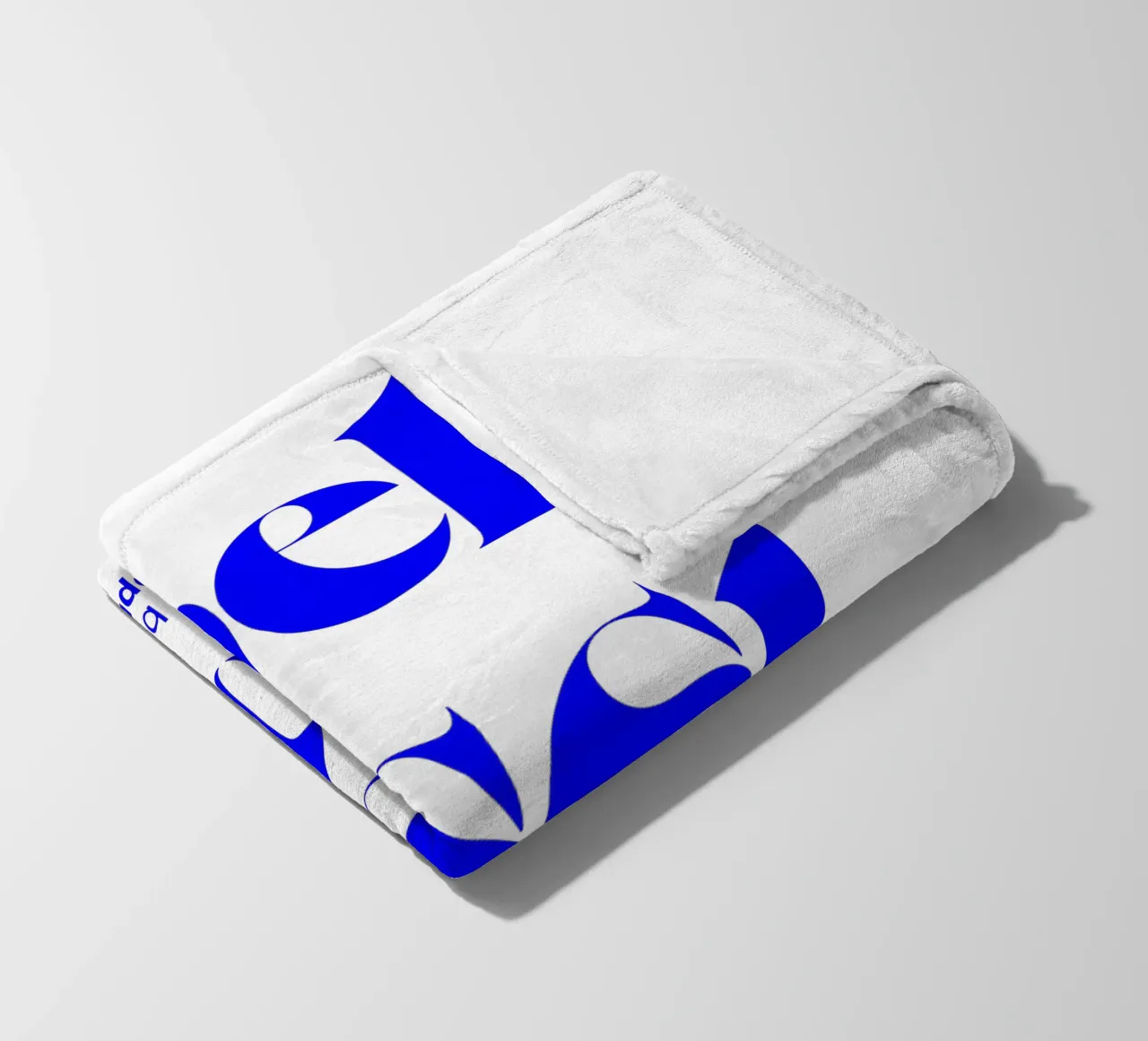 bellissimo statement print: positiv und wertschätzend sein Fleecedecke von The True Type