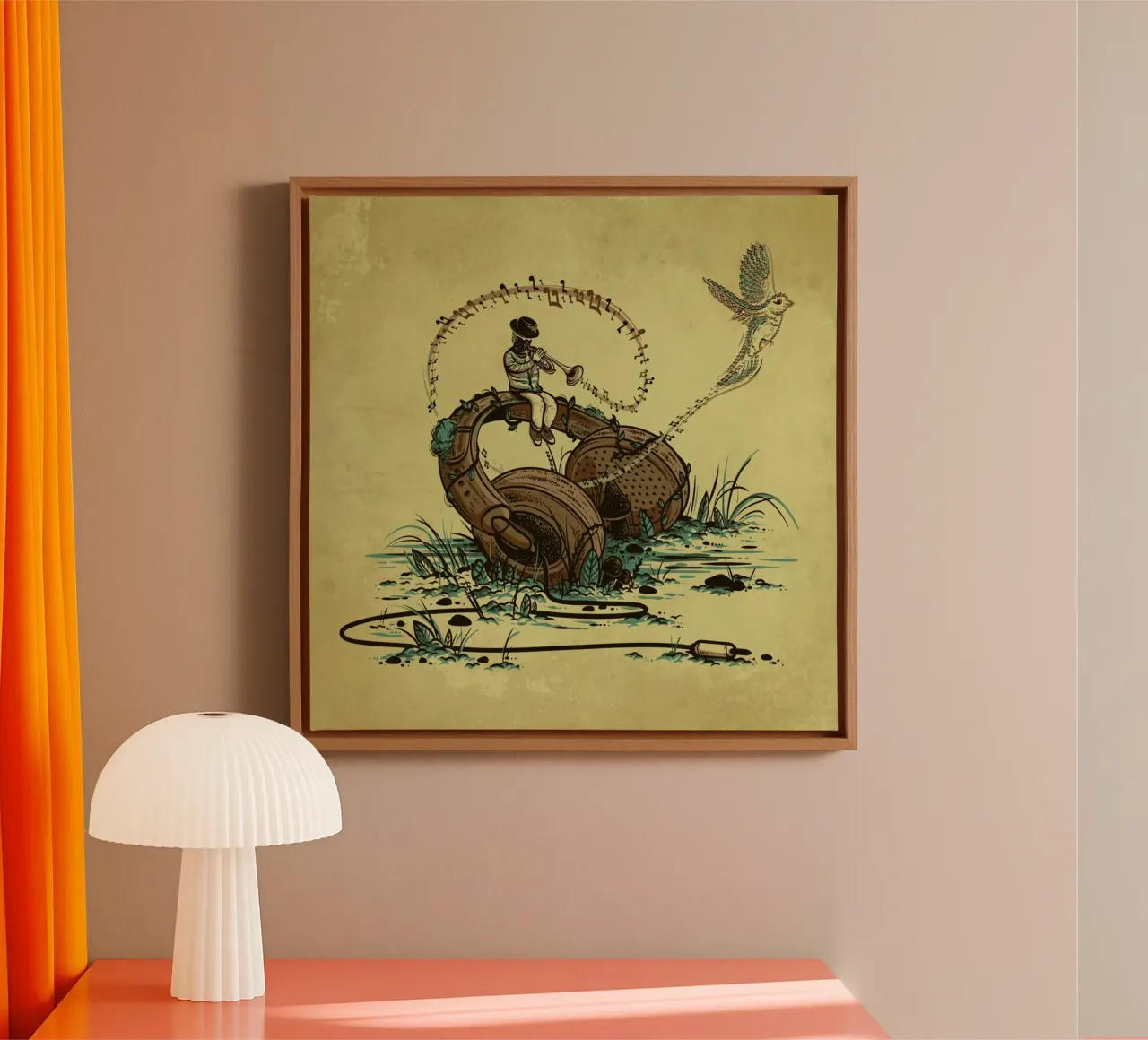Flying Sounds canvas by Robert Richter