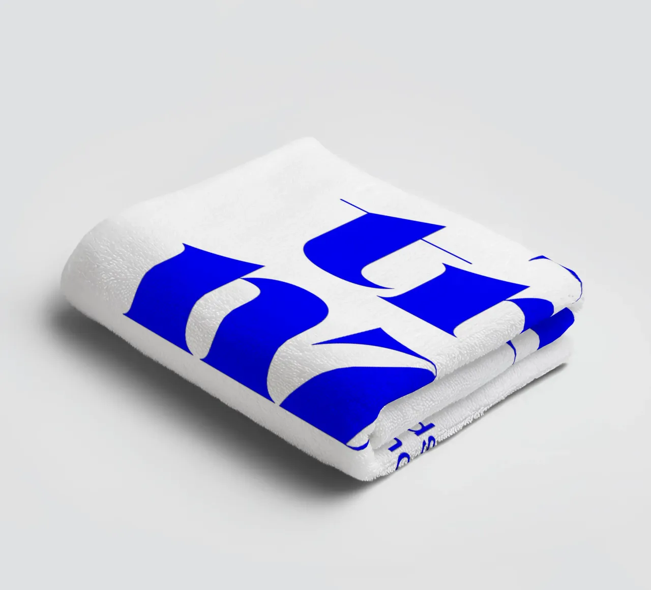 stronzo statement print: choose your curse words responsibly towel by The True Type