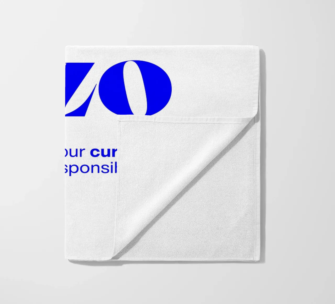 stronzo statement print: choose your curse words responsibly beach towel by The True Type