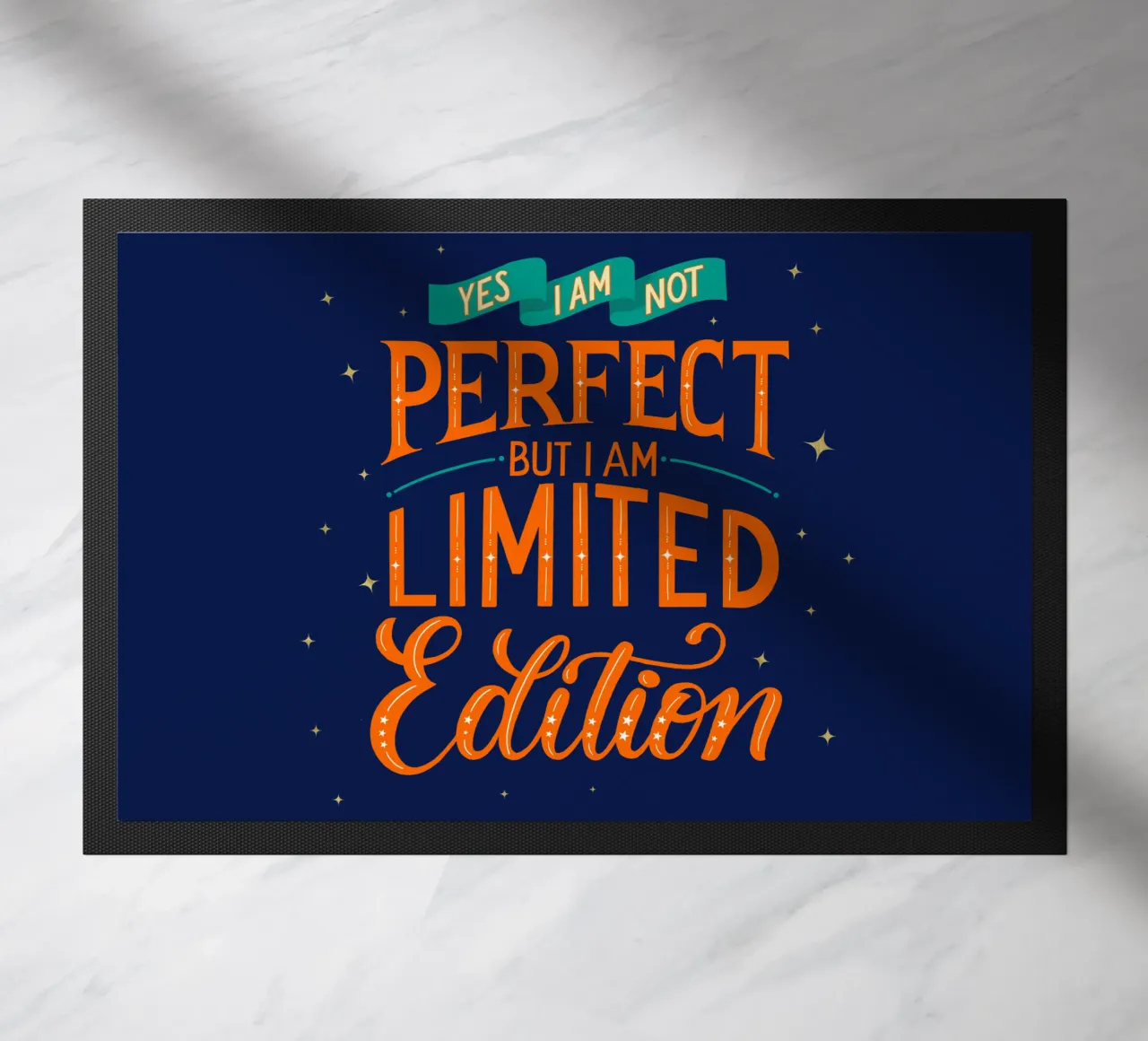 I Am Not Perfect. But I Am Limited Edition. Hand Lettering. zerbino da CalliLetters