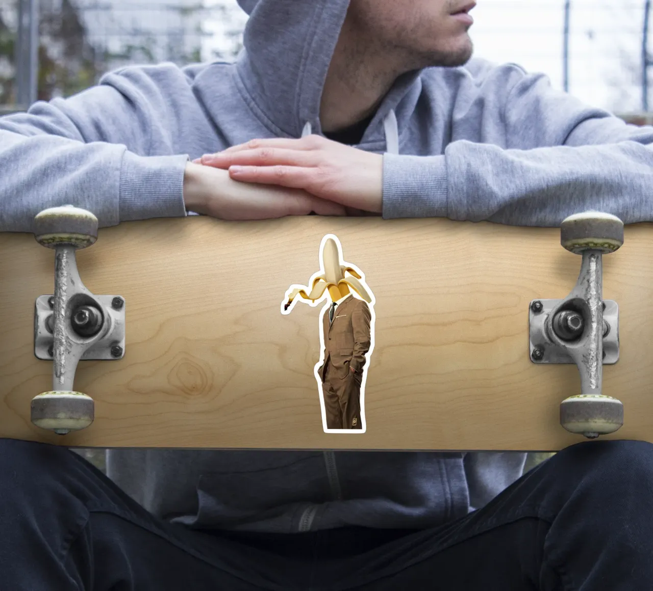 Suited - Peeled sticker by Suited