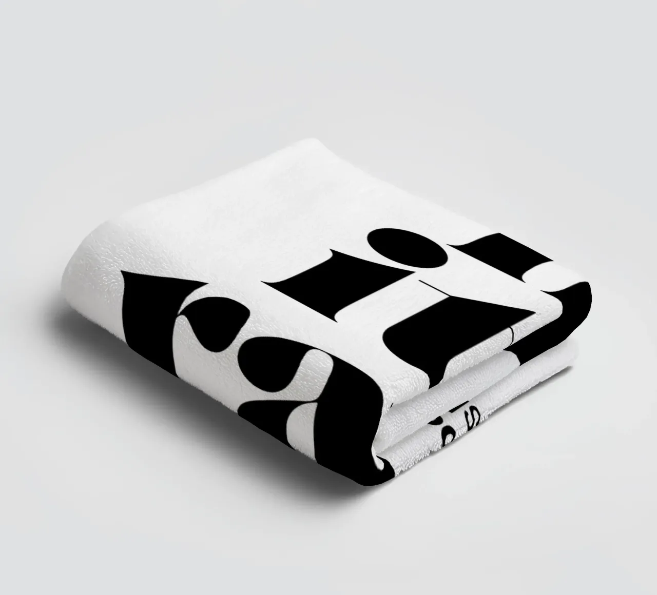 illiterate statement print: read books not t-shirts. towel by The True Type