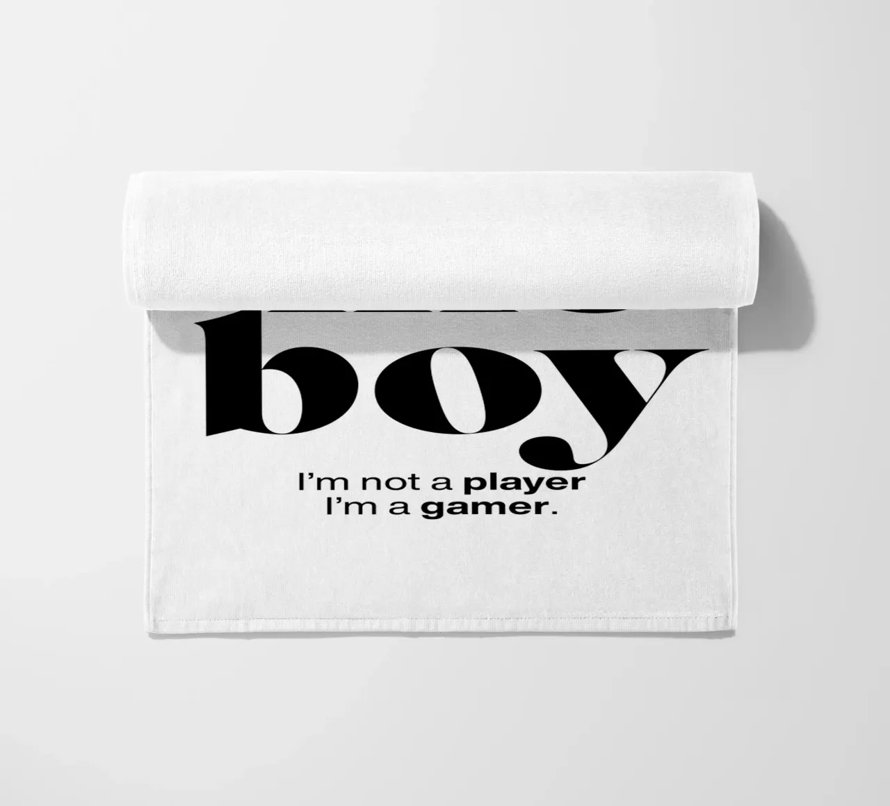 stampa dichiarazione gameboy: Non sono un giocatore, sono un giocatore. telo mare da The True Type