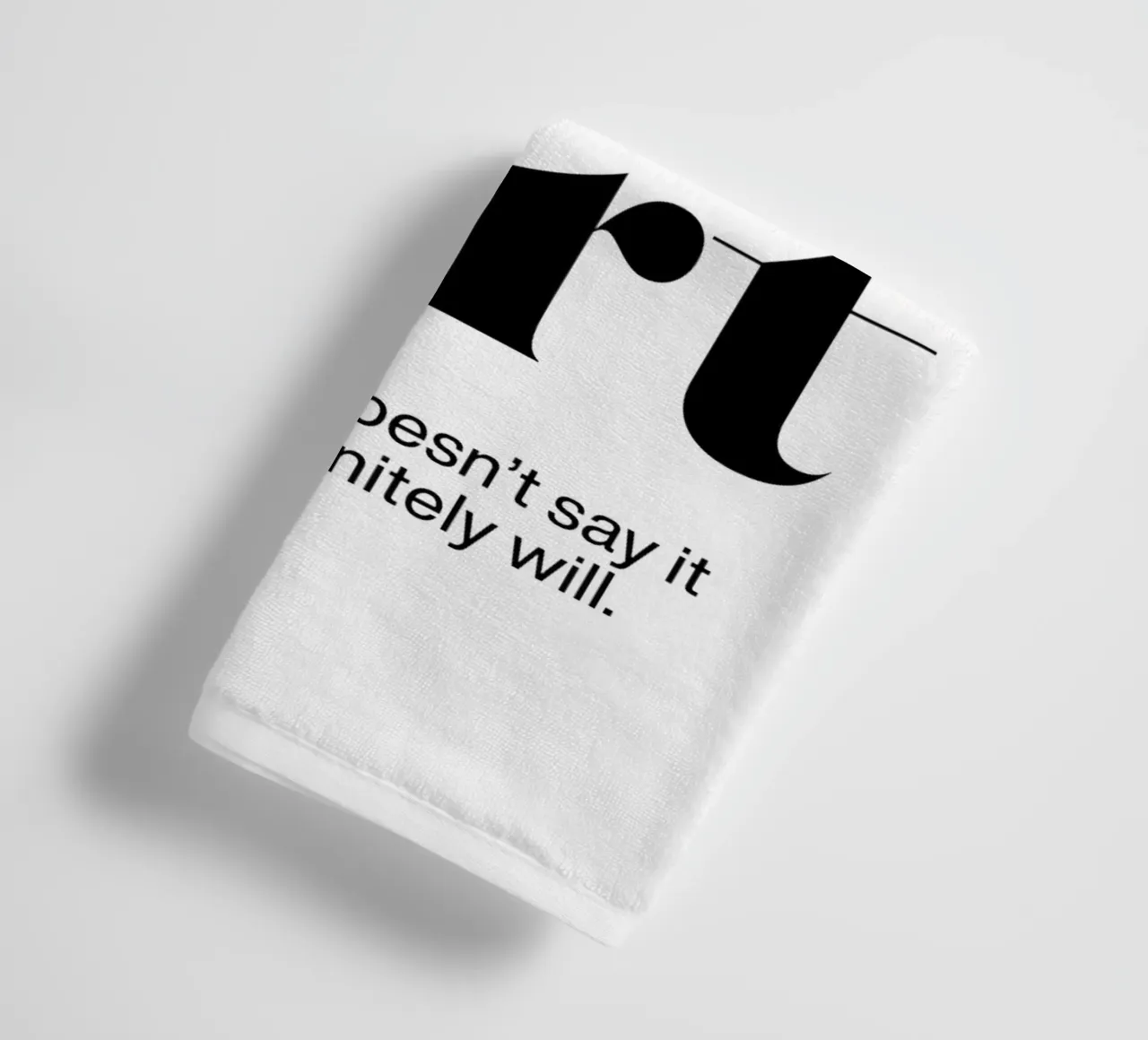 introvert: If my mouth doesn’t say it my face will towel by The True Type