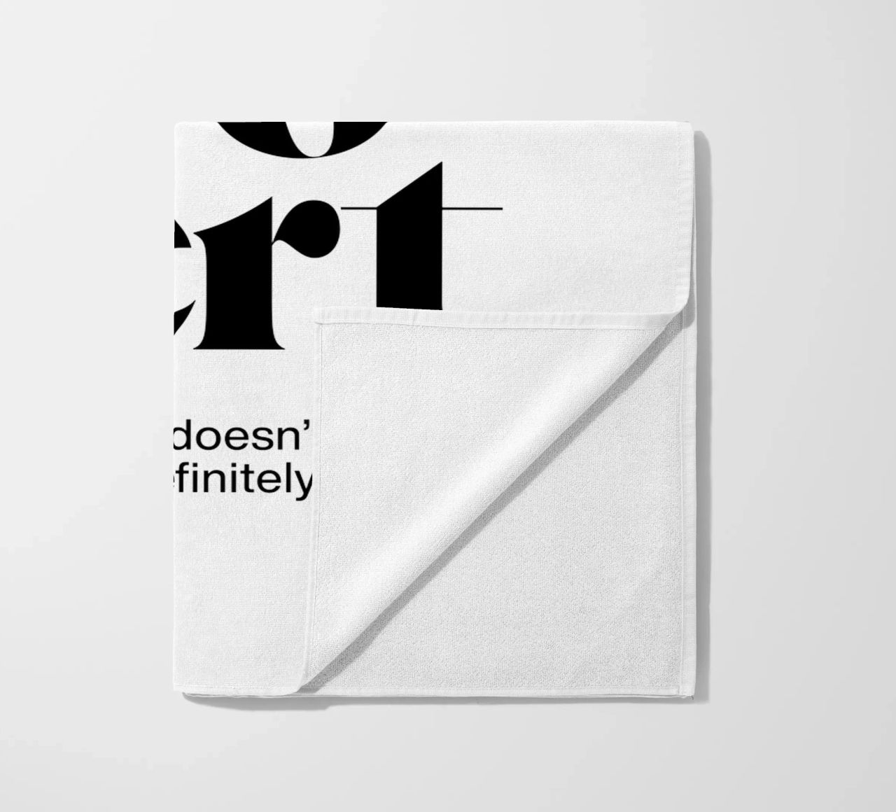introvert: If my mouth doesn’t say it my face will beach towel by The True Type