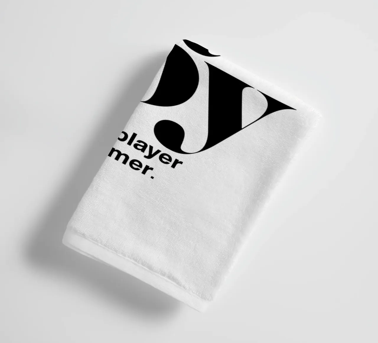 playboy statement print: I’m not a player, I’m a gamer. towel by The True Type