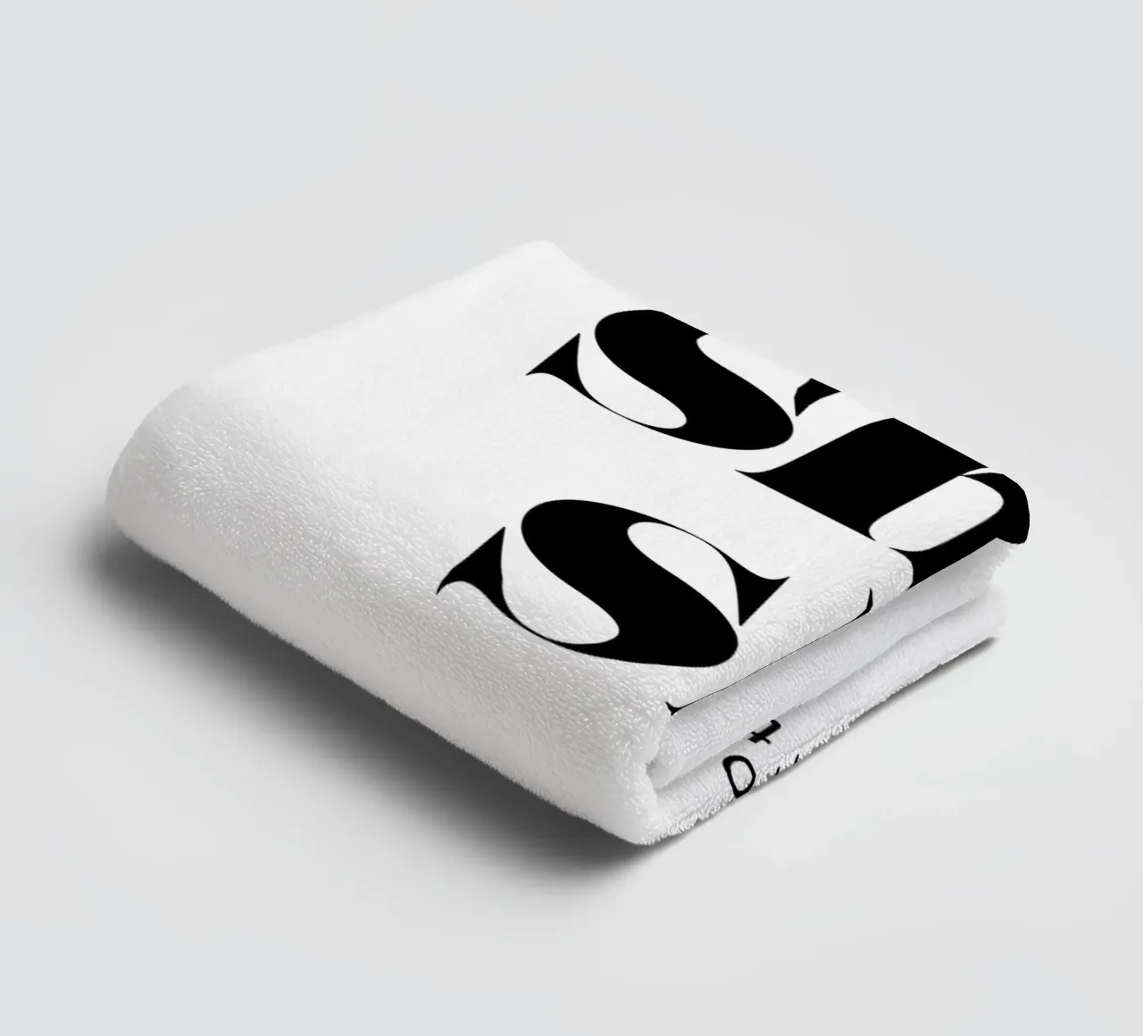 shush: of course your opinion matters – just not to me towel by The True Type