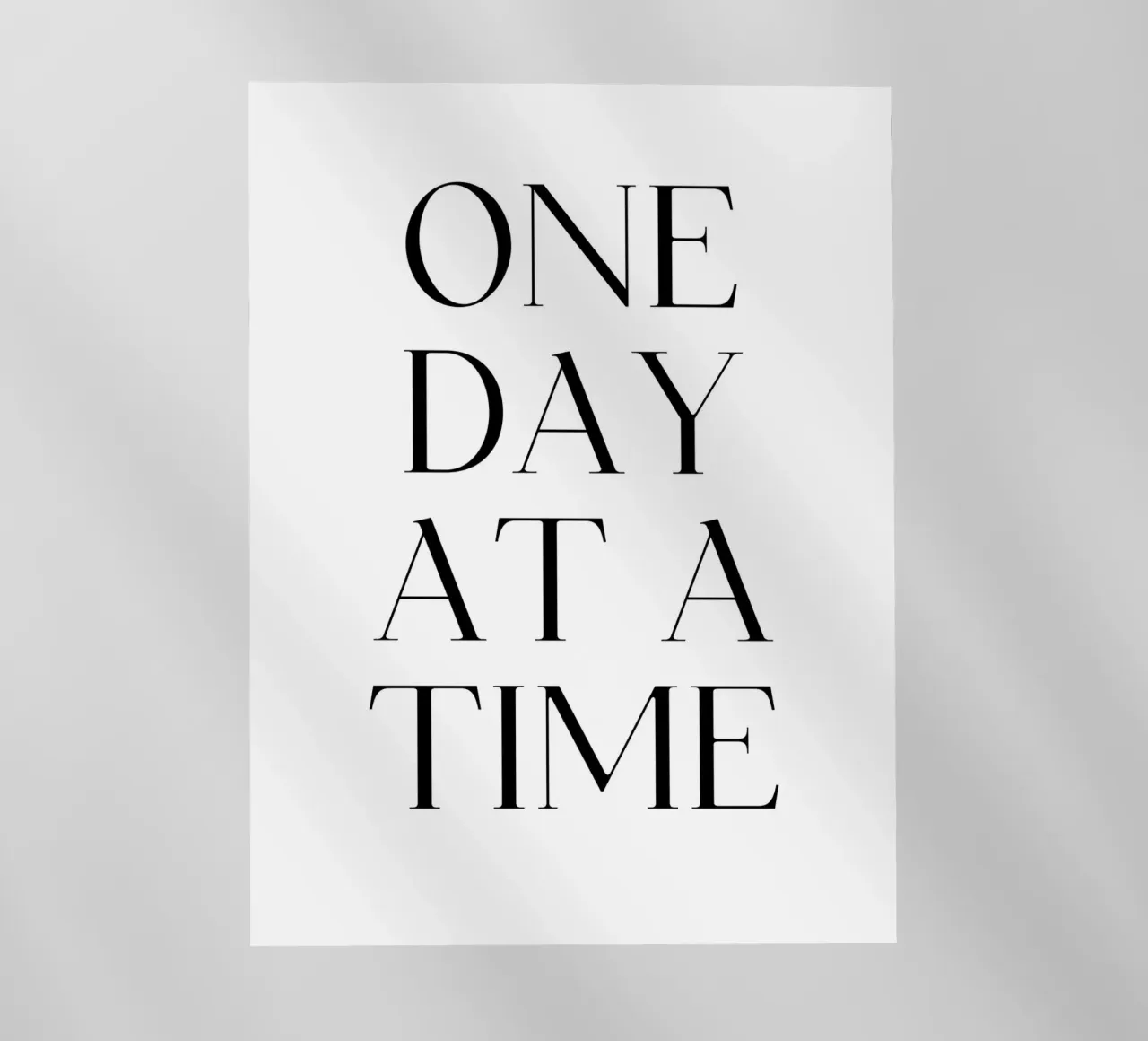 One Day at a Time pellicola backlit da ramosashop