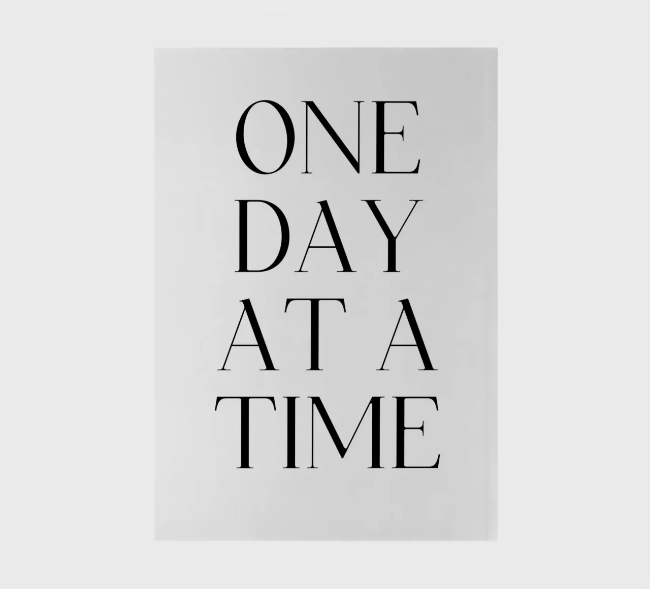 One Day at a Time notebook by ramosashop