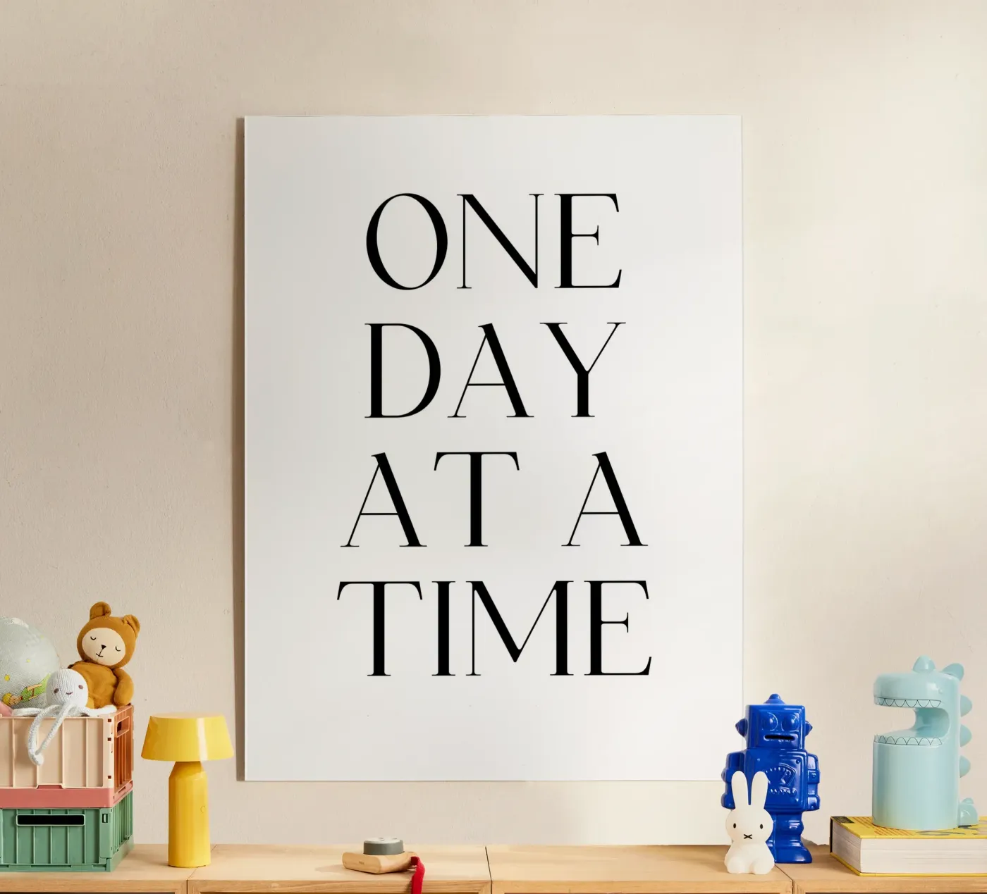 One Day at a Time plexiglass da ramosashop