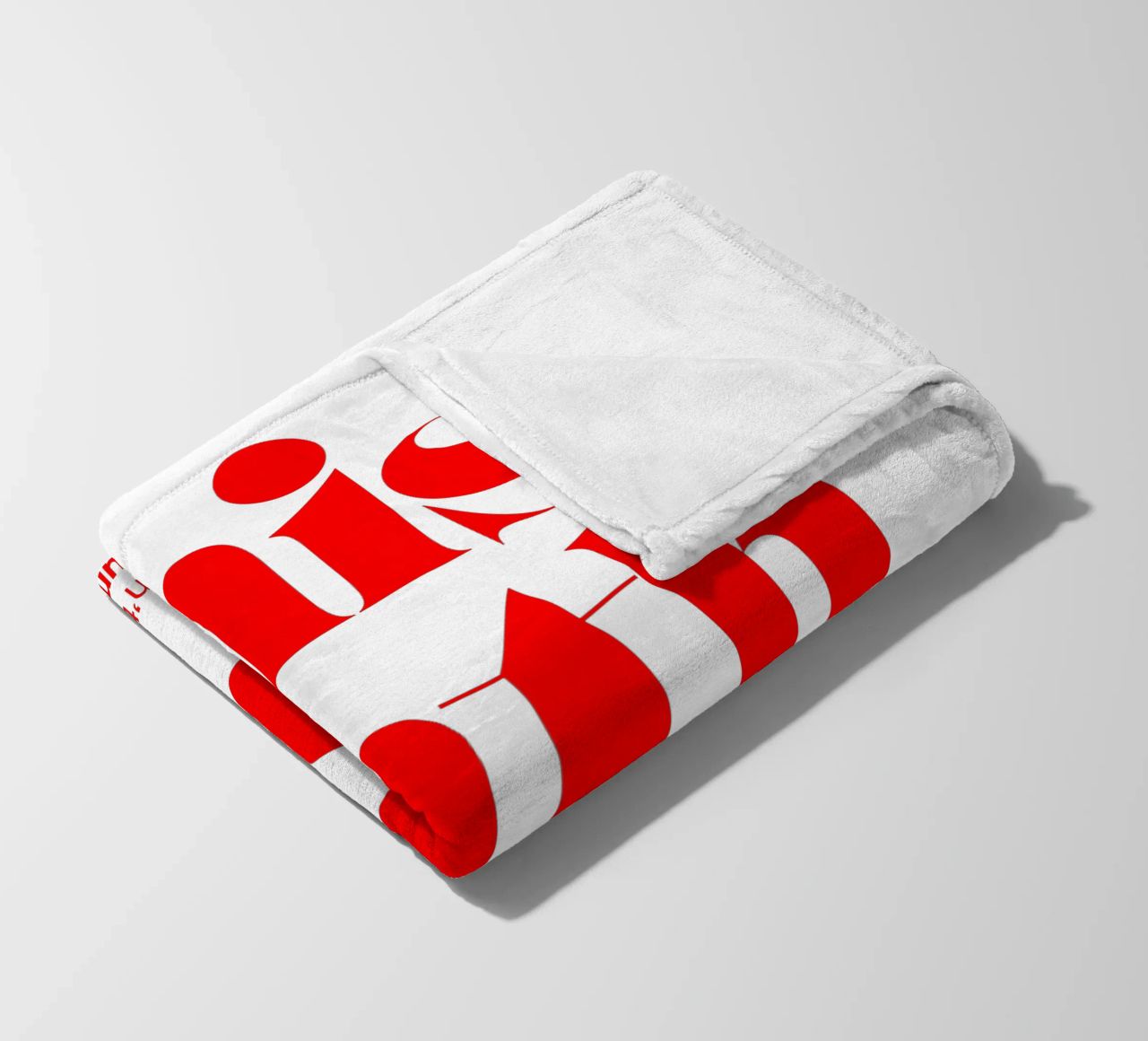 misanthrope statement print: I don’t believe in humans. fleece blanket by The True Type