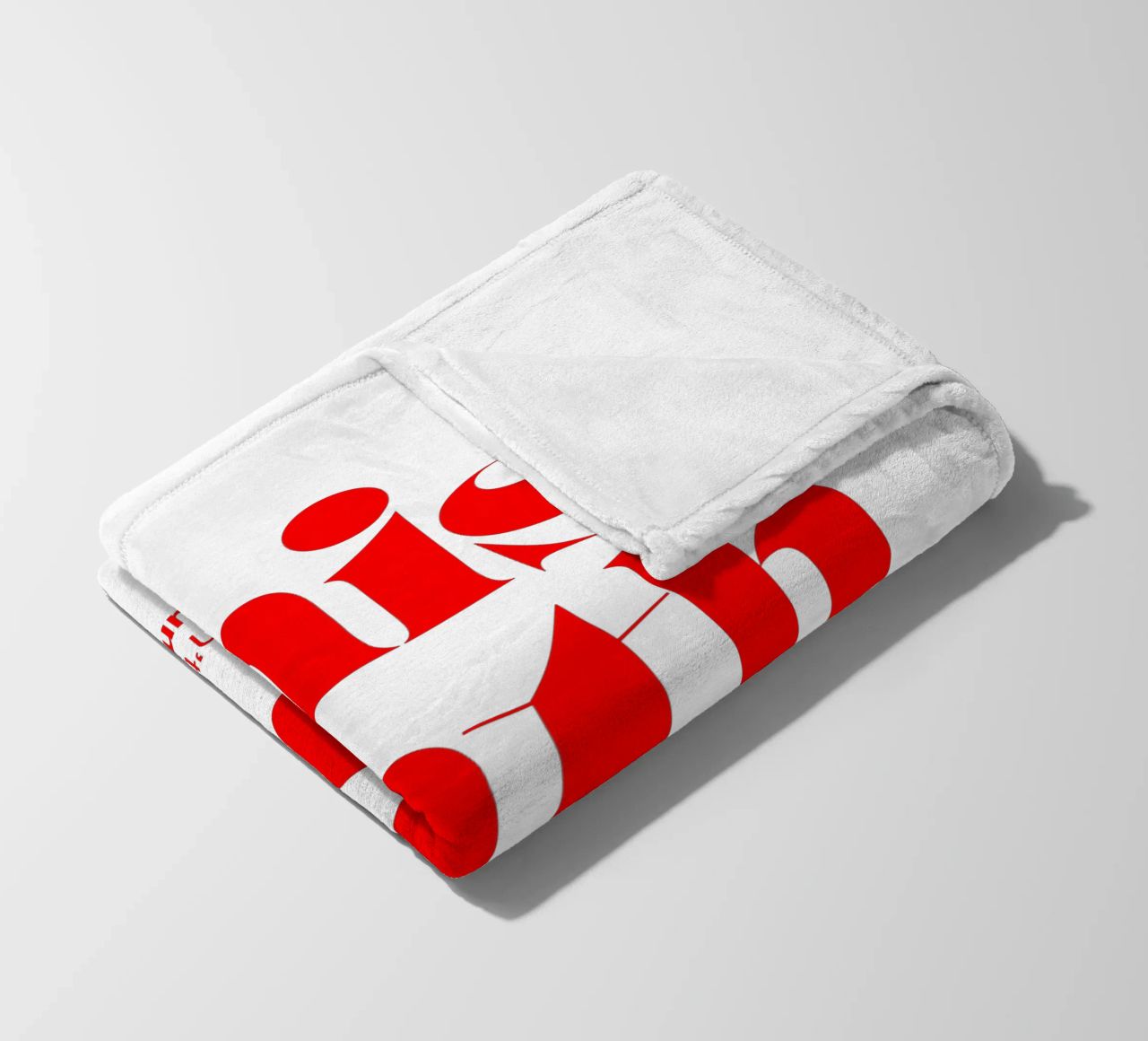 misanthrope statement print: I don’t believe in humans. fleece blanket by The True Type