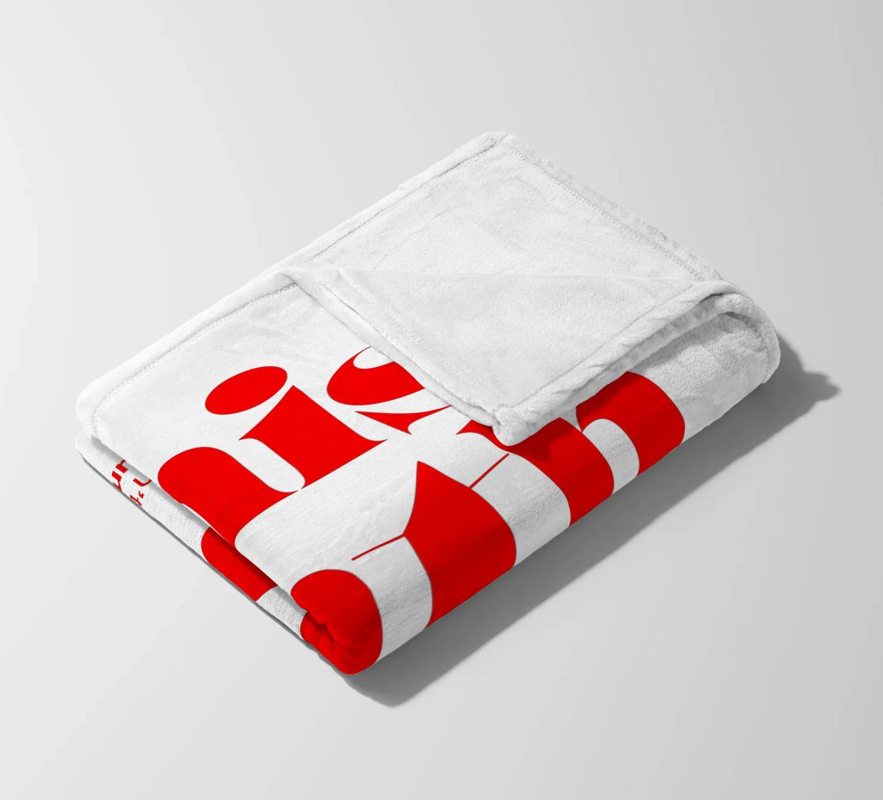 misanthrope statement print: I don’t believe in humans. fleece blanket by The True Type