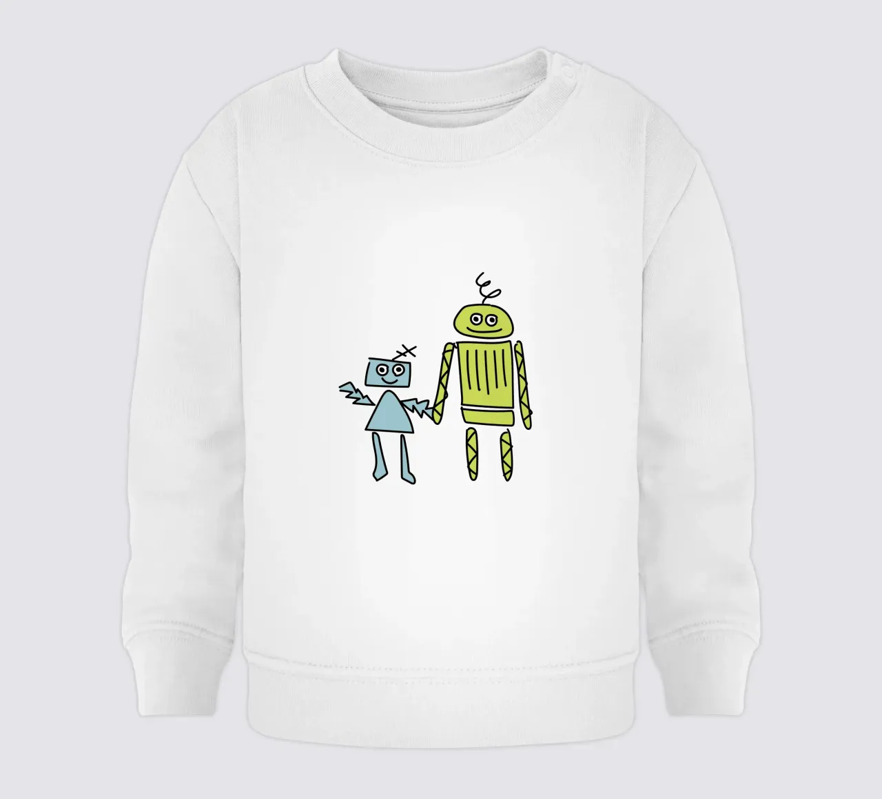 Little Robots: Dingi und Pilu felpa neonato da Xaver & Friends