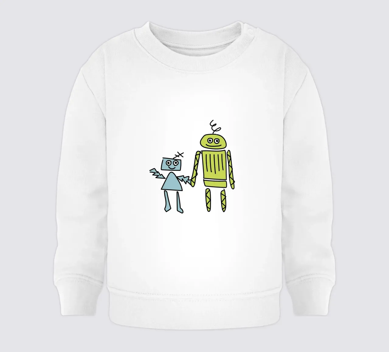 Little Robots: Dingi und Pilu felpa neonato da Xaver & Friends