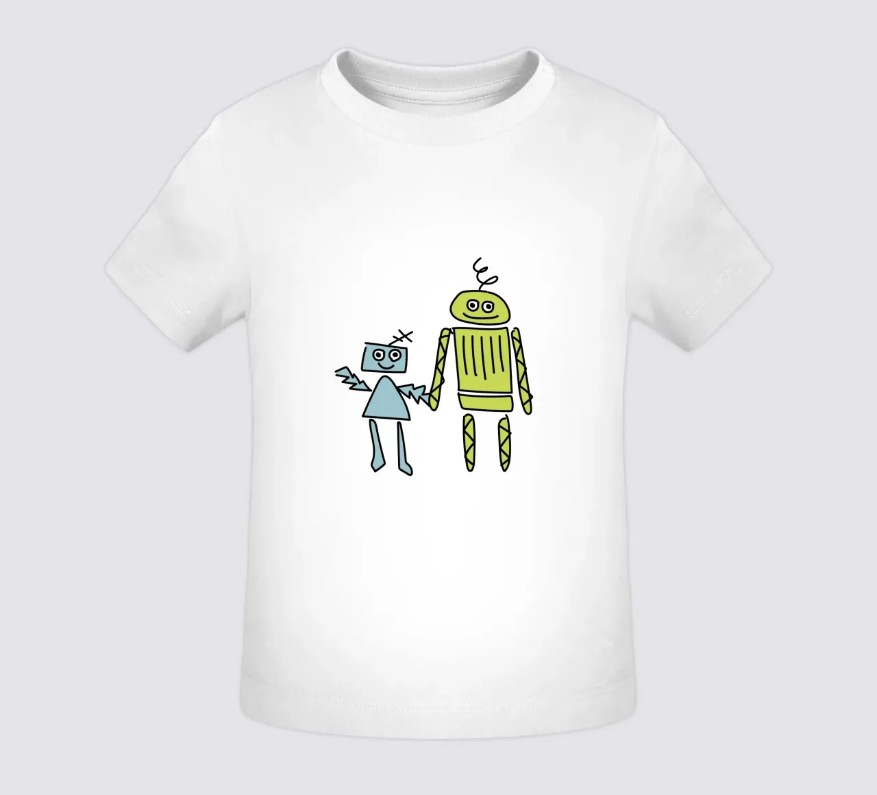 Little Robots: Dingi und Pilu maglietta neonato da Xaver & Friends
