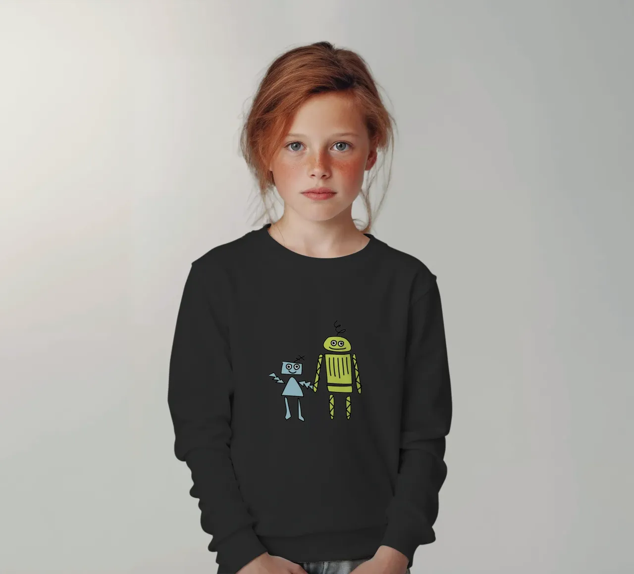 Little Robots: Dingi und Pilu felpa bambino da Xaver & Friends