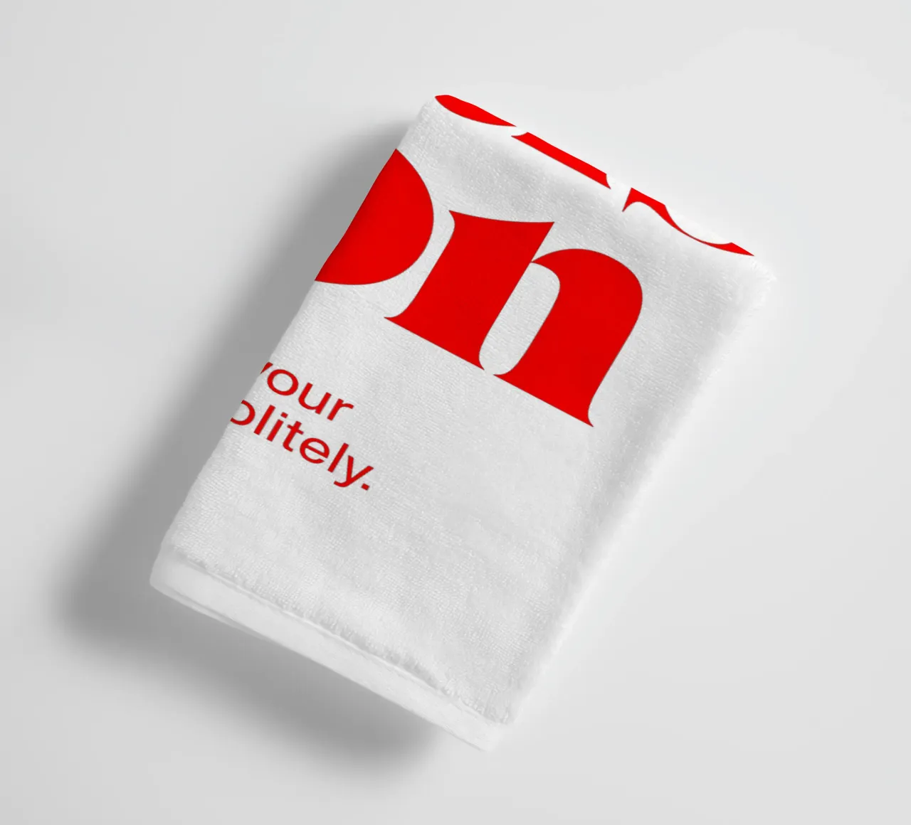 oui mais non statement print: conduct your battles politely. towel by The True Type