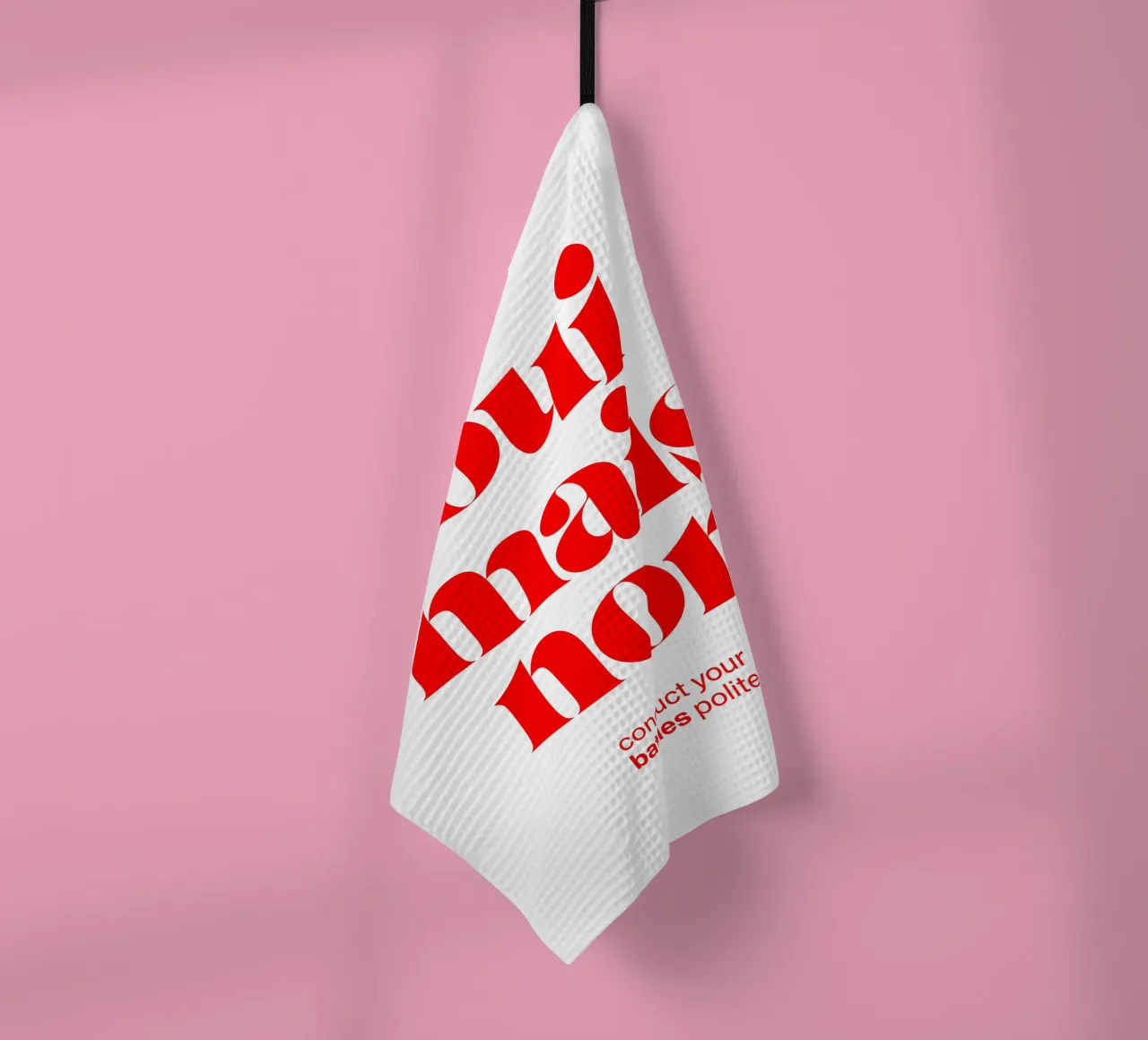 oui mais non statement print : menez vos batailles poliment. torchon de The True Type