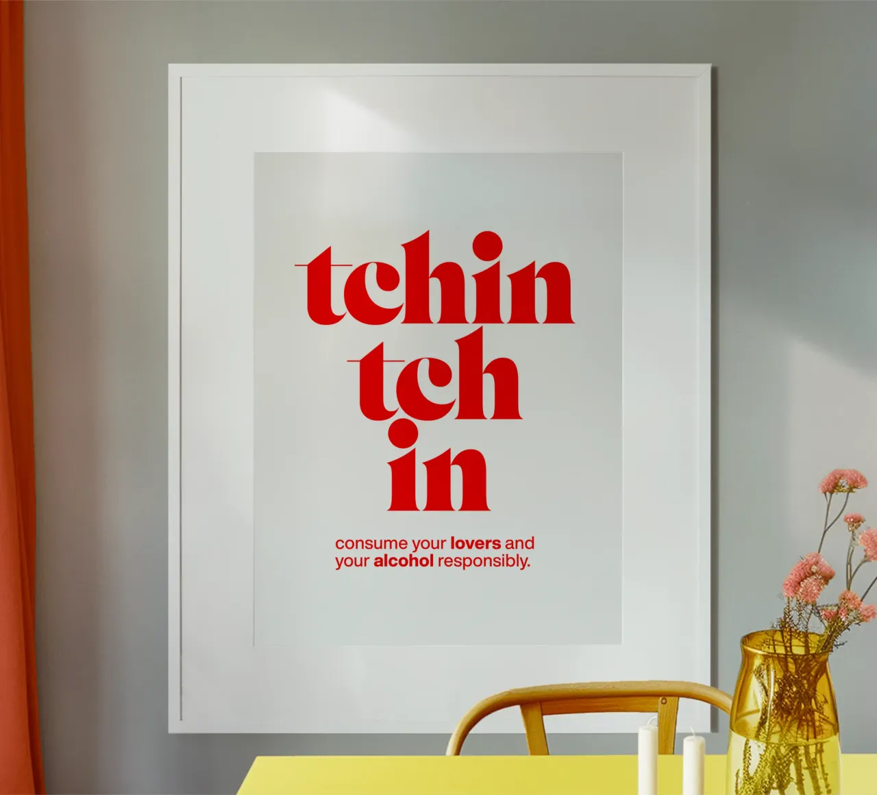 tchin tchin: consumare amanti e alcolici in modo responsabile poster da The True Type