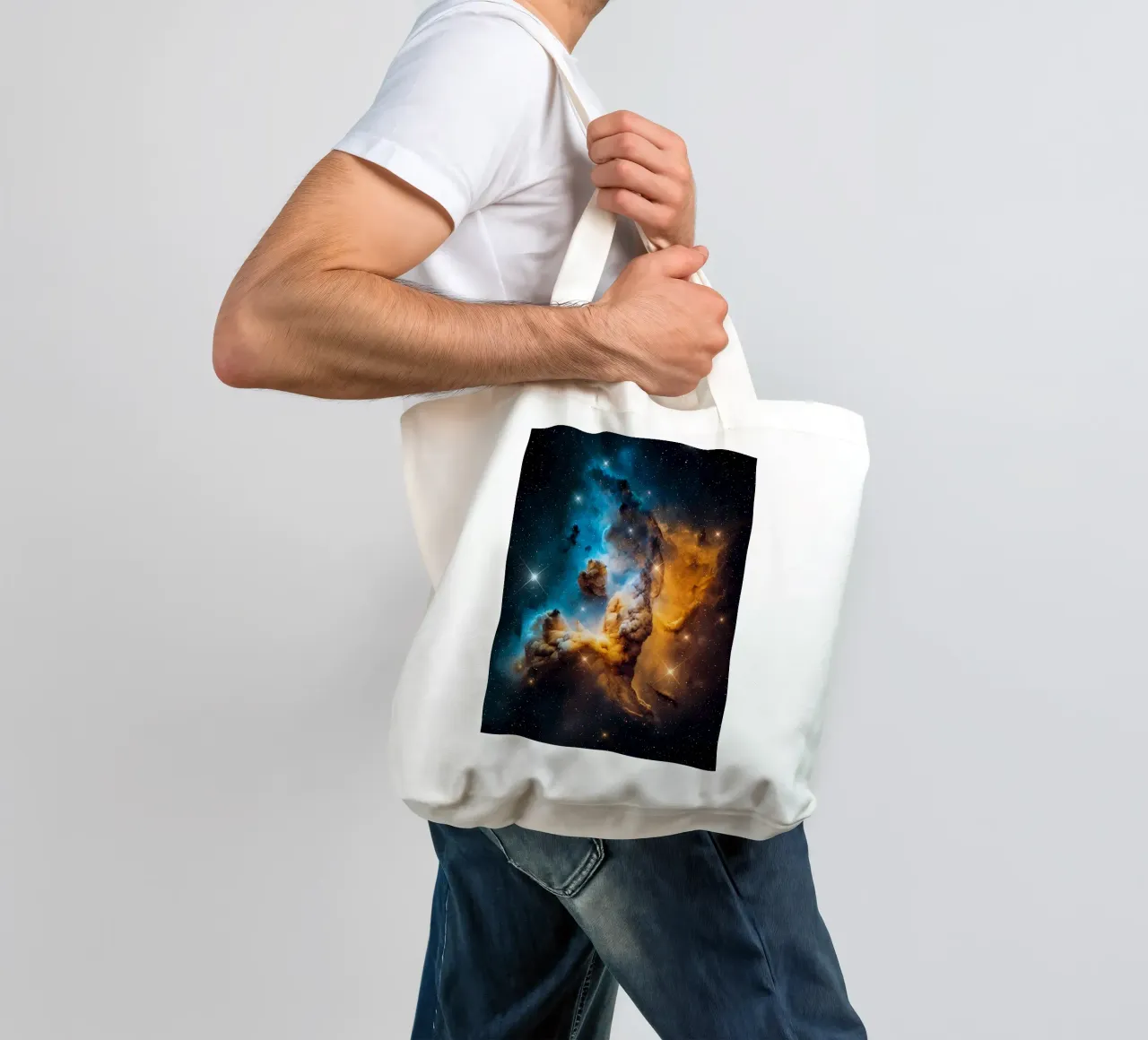 Aethera borsa in juta da Stellar Dream Art