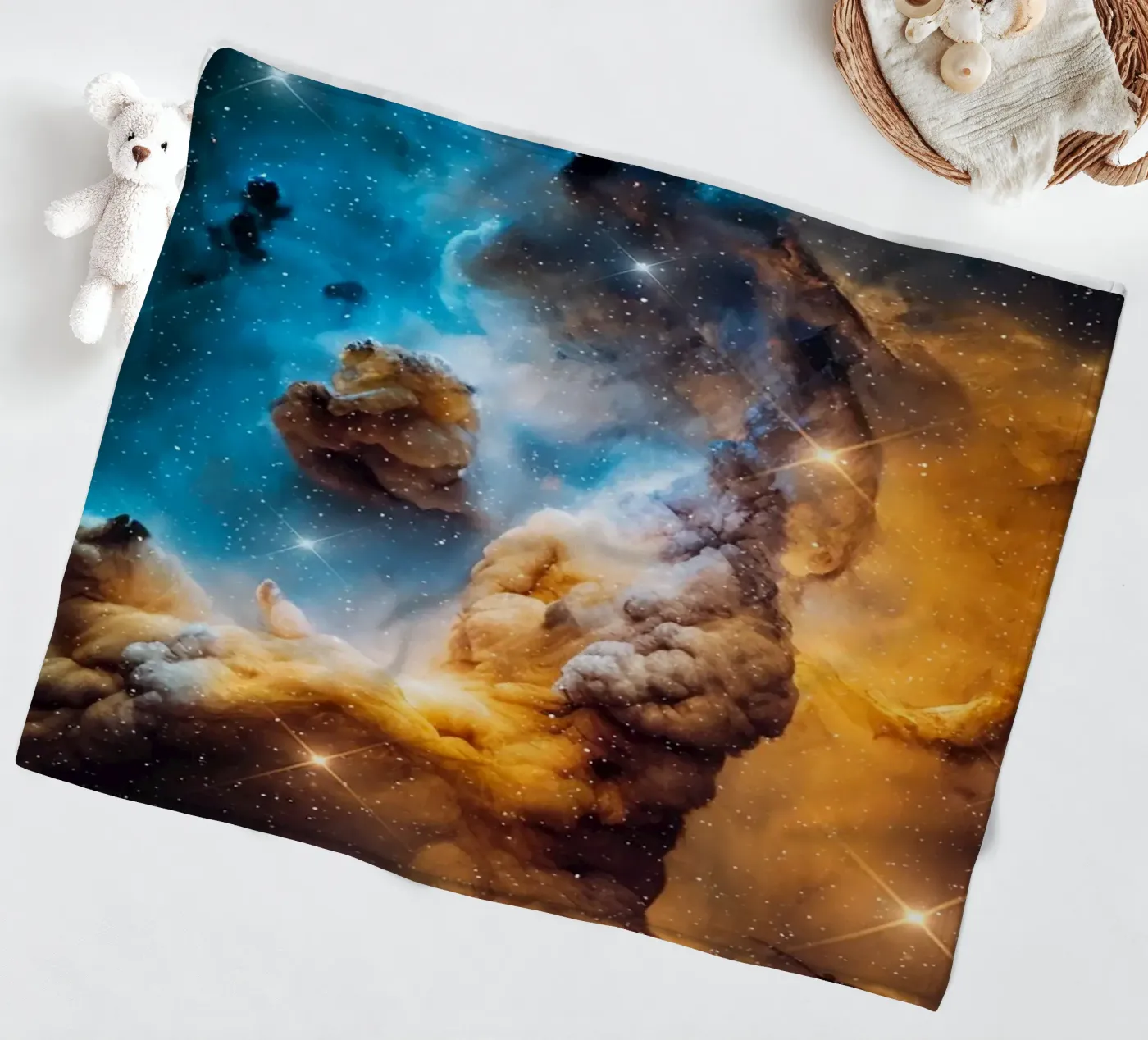 Aethera Fleecedecke von Stellar Dream Art