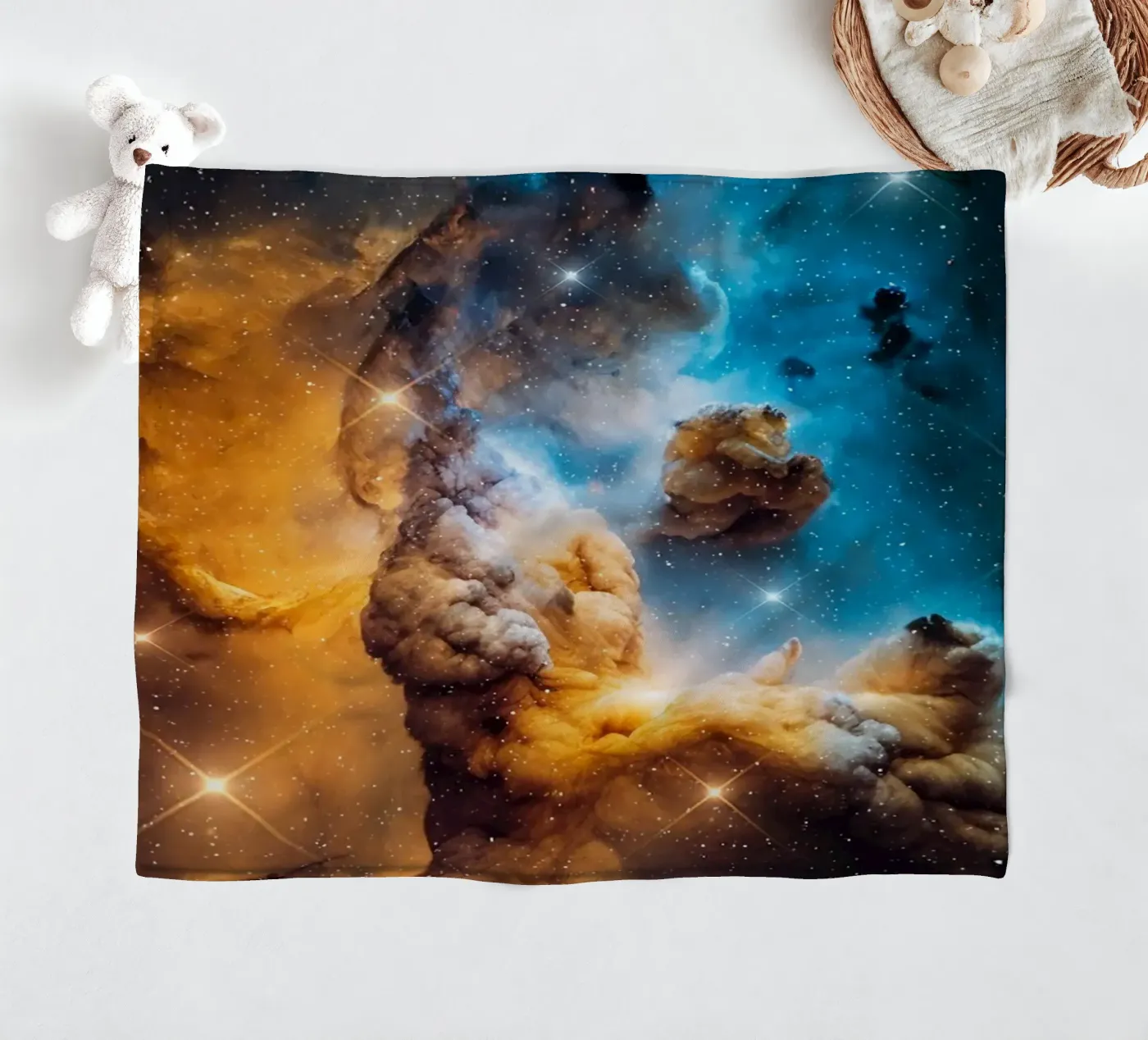 Aethera Fleecedecke von Stellar Dream Art