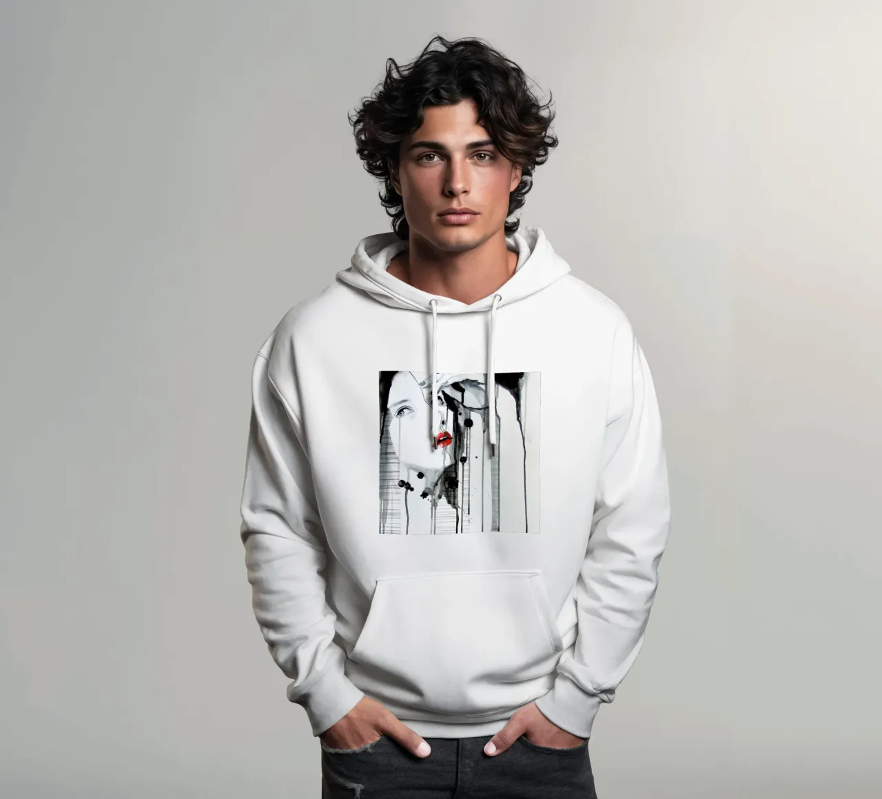 Maybe I'm Wrong felpa con cappuccio da Rebekka