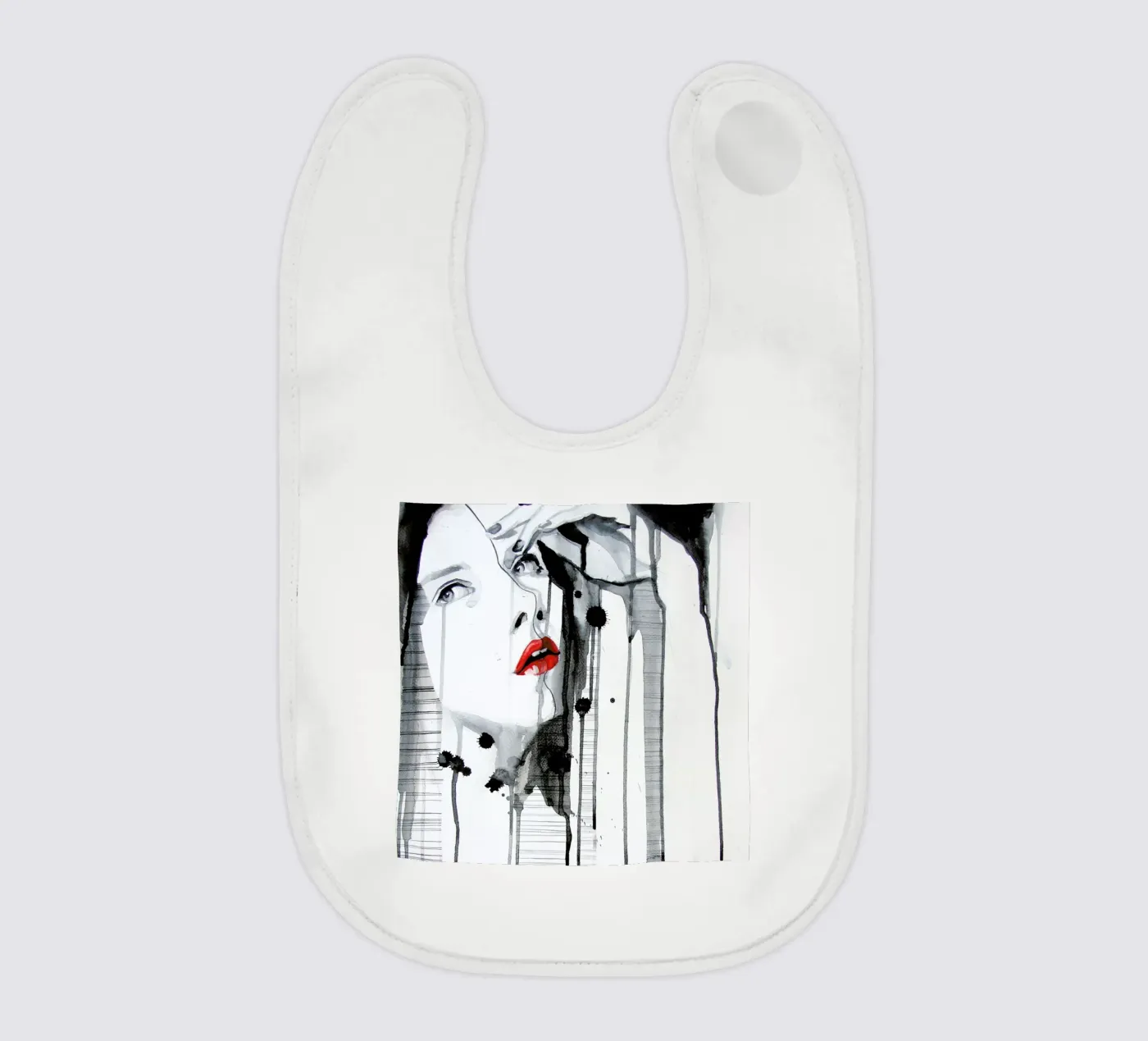 Maybe I'm Wrong baby bib by Rebekka