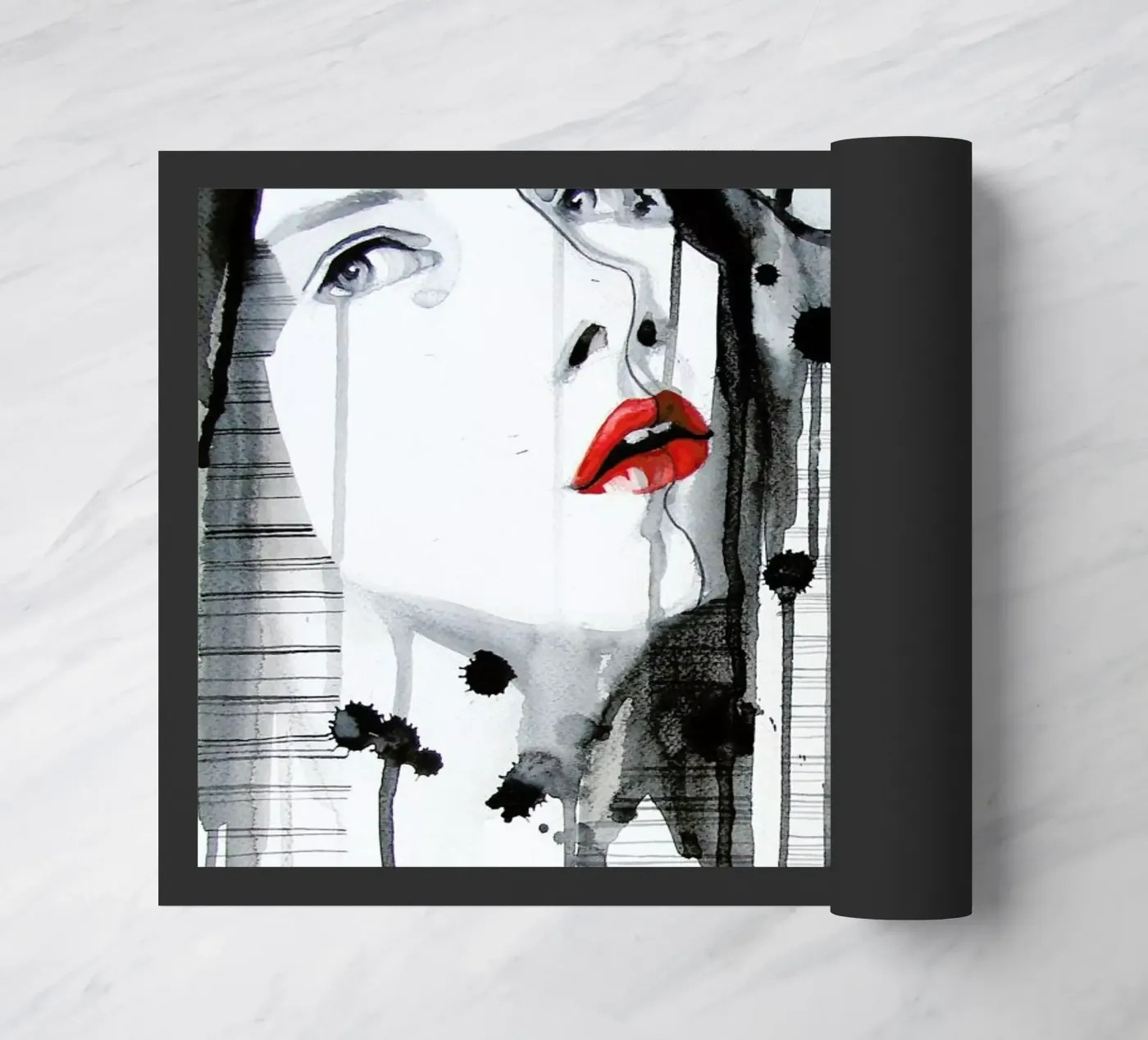 Maybe I'm Wrong Fußmatte von Rebekka