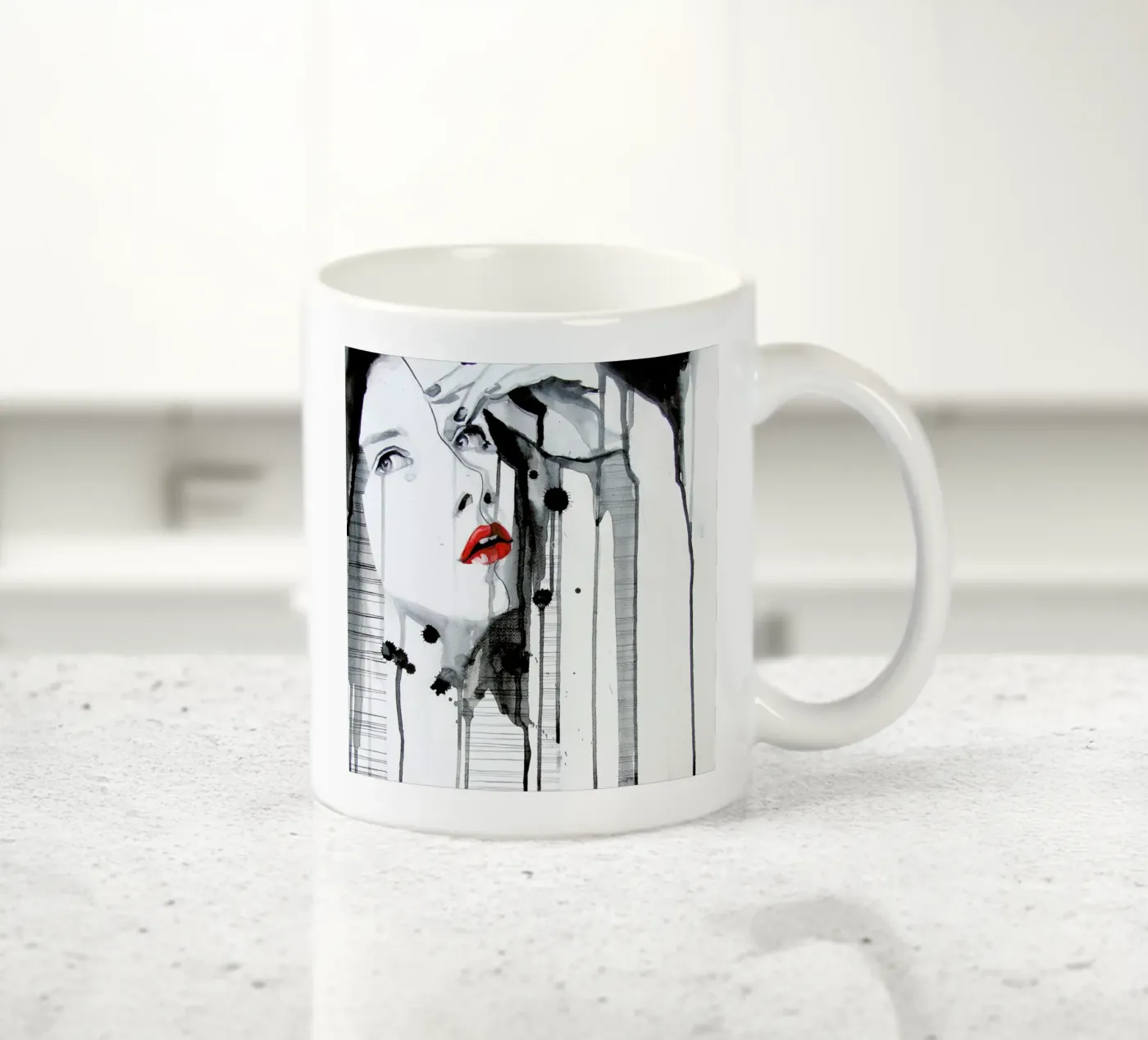 Maybe I'm Wrong ceramic mug by Rebekka