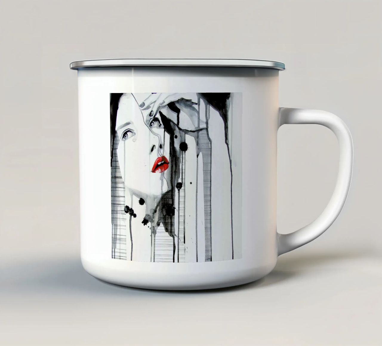 Maybe I'm Wrong tazza in smalto da Rebekka