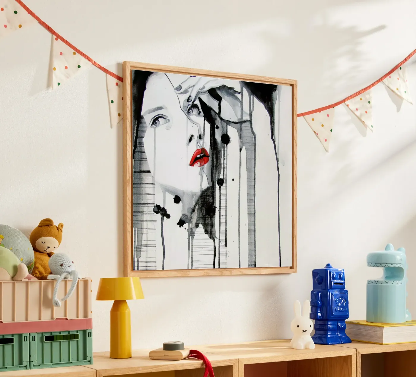 Maybe I'm Wrong acryl van Rebekka