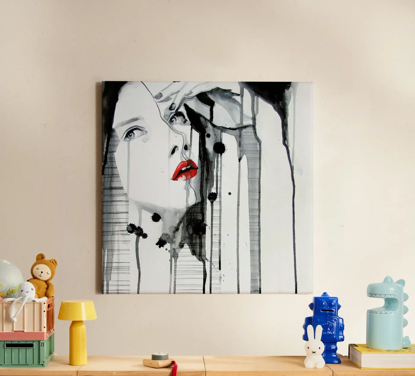 Maybe I'm Wrong canvas by Rebekka