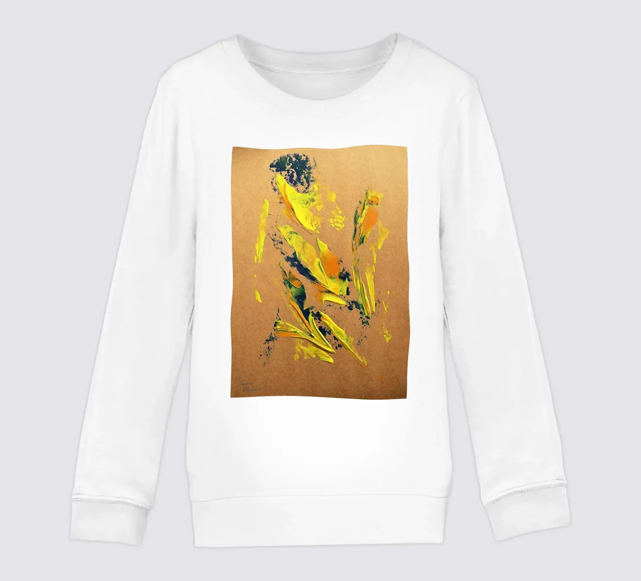 NATURAL STYLE 17 felpa bambino da Thierry Vobmann Abstract painting