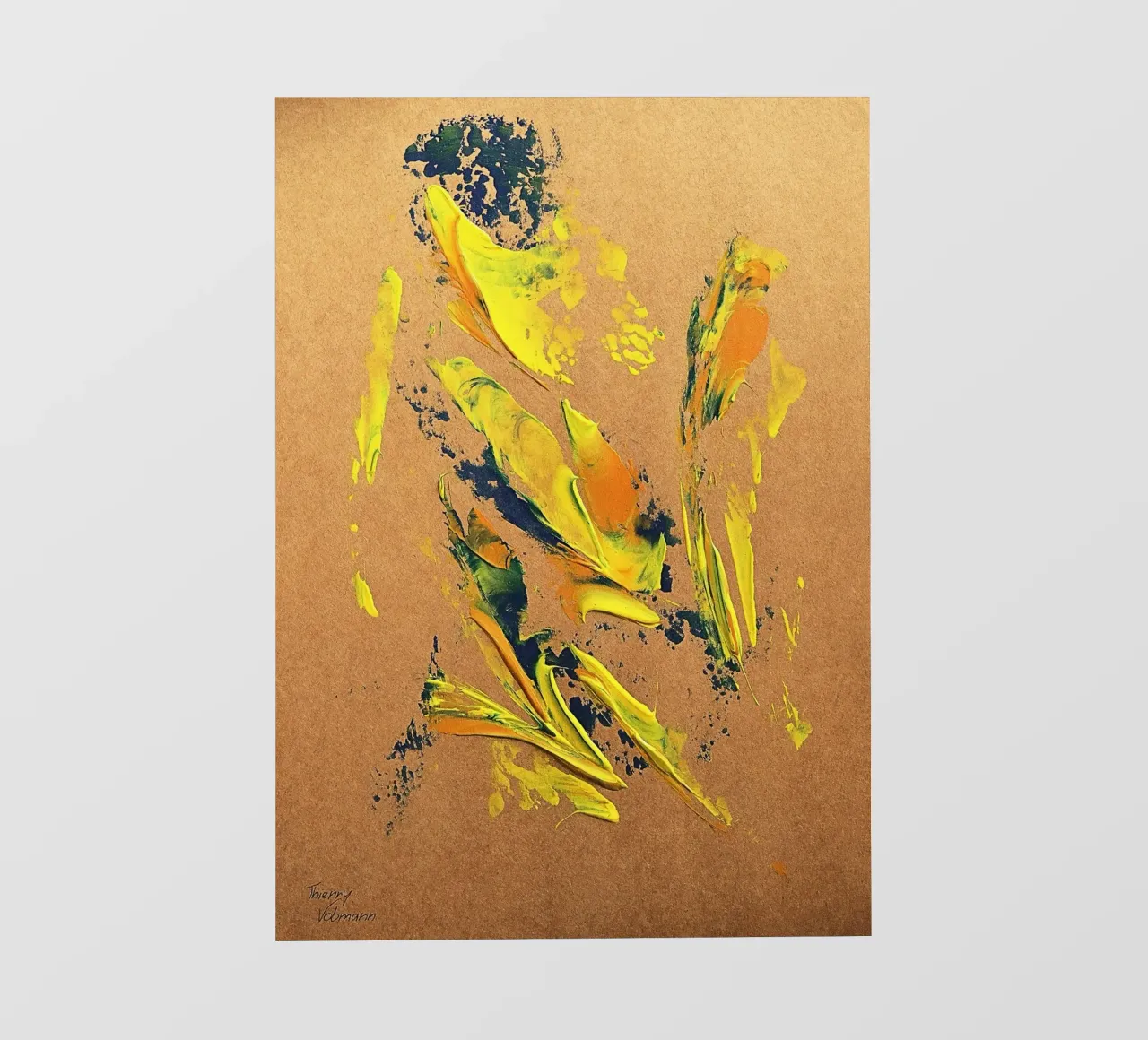 NATURAL STYLE 17 pellicola backlit da Thierry Vobmann Abstract painting